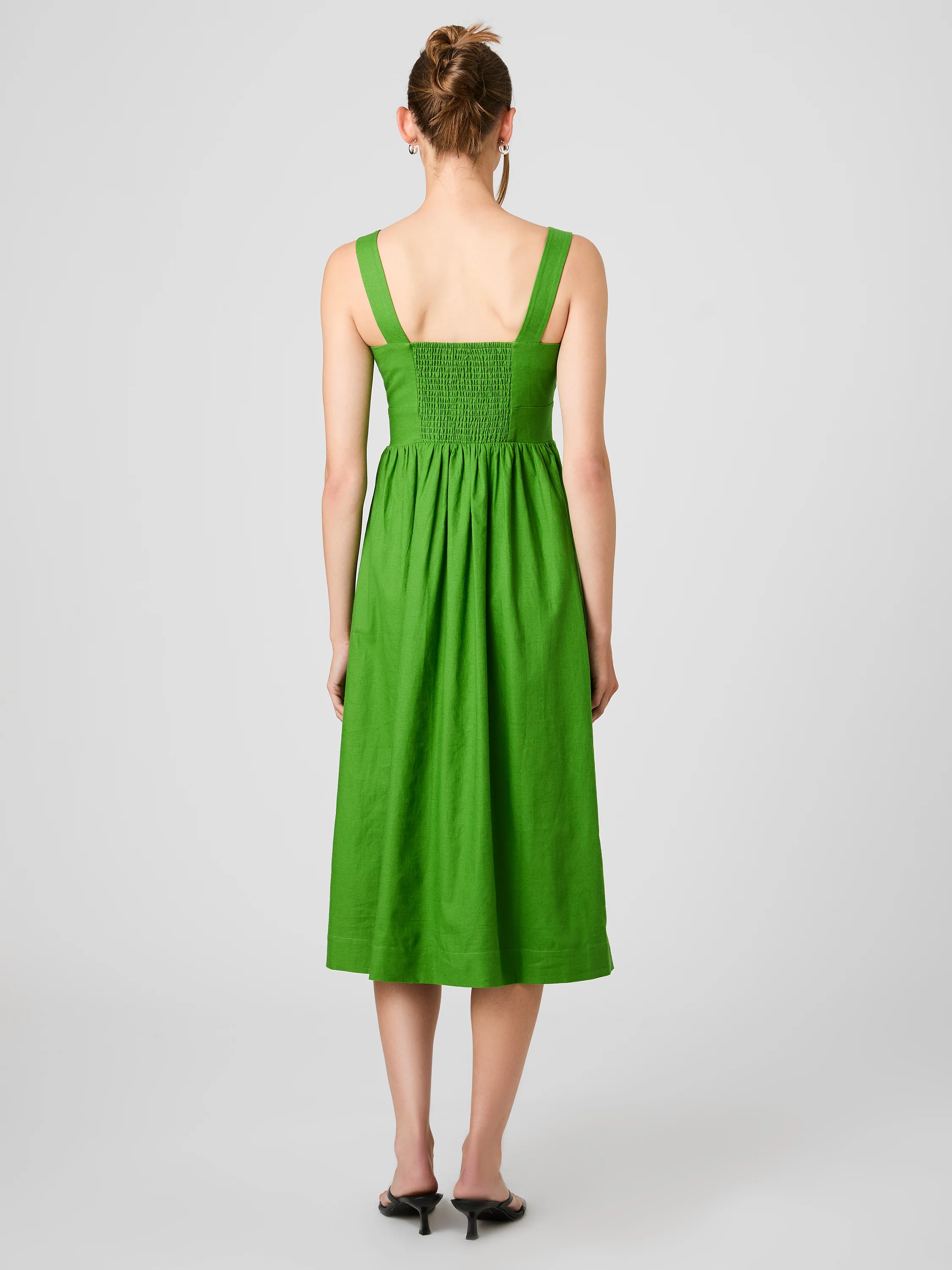 ASPEN LINEN MIDI DRESS - Image 3