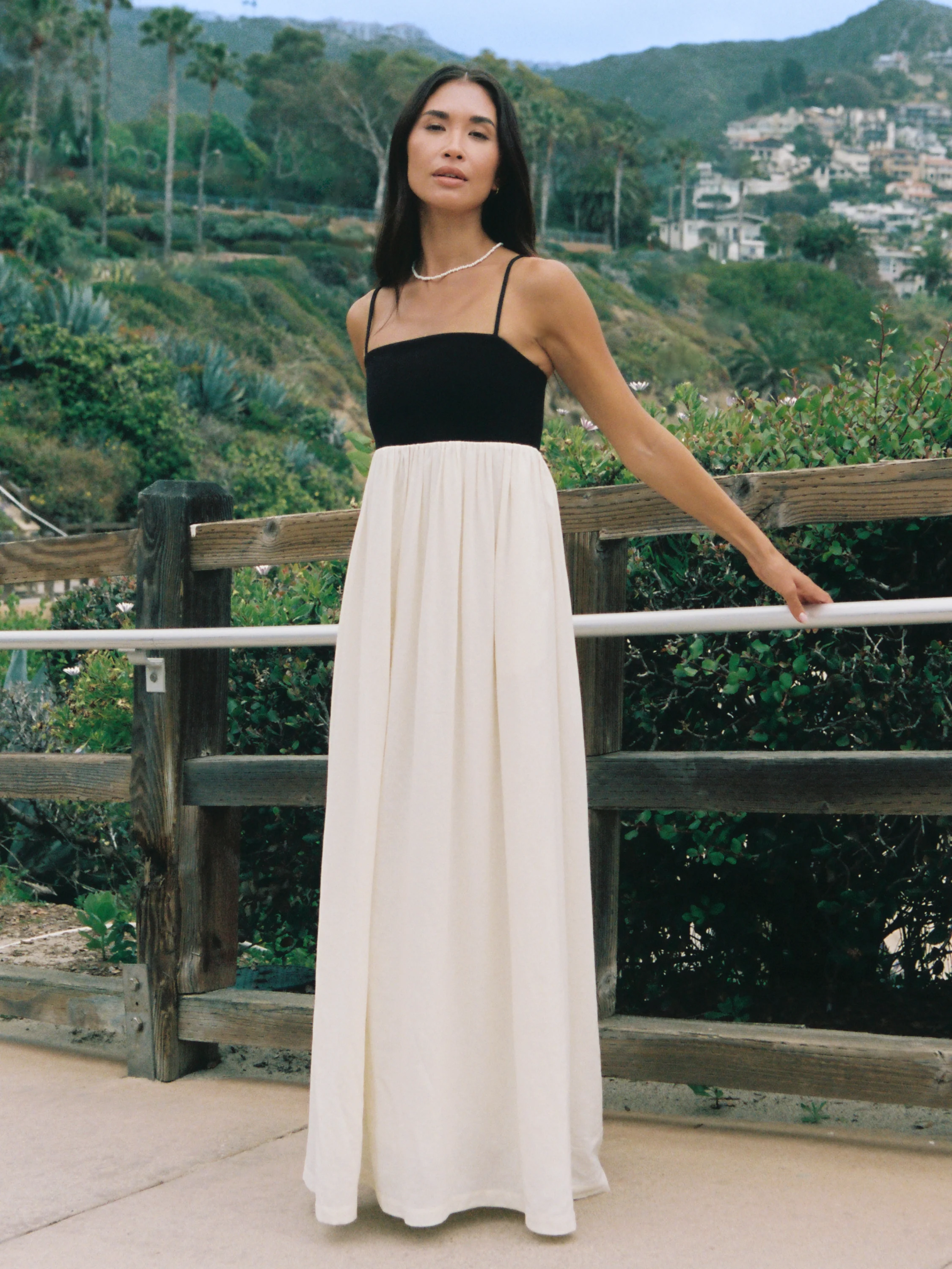 PHOEBE COMBO ALICIA MAXI DRESS