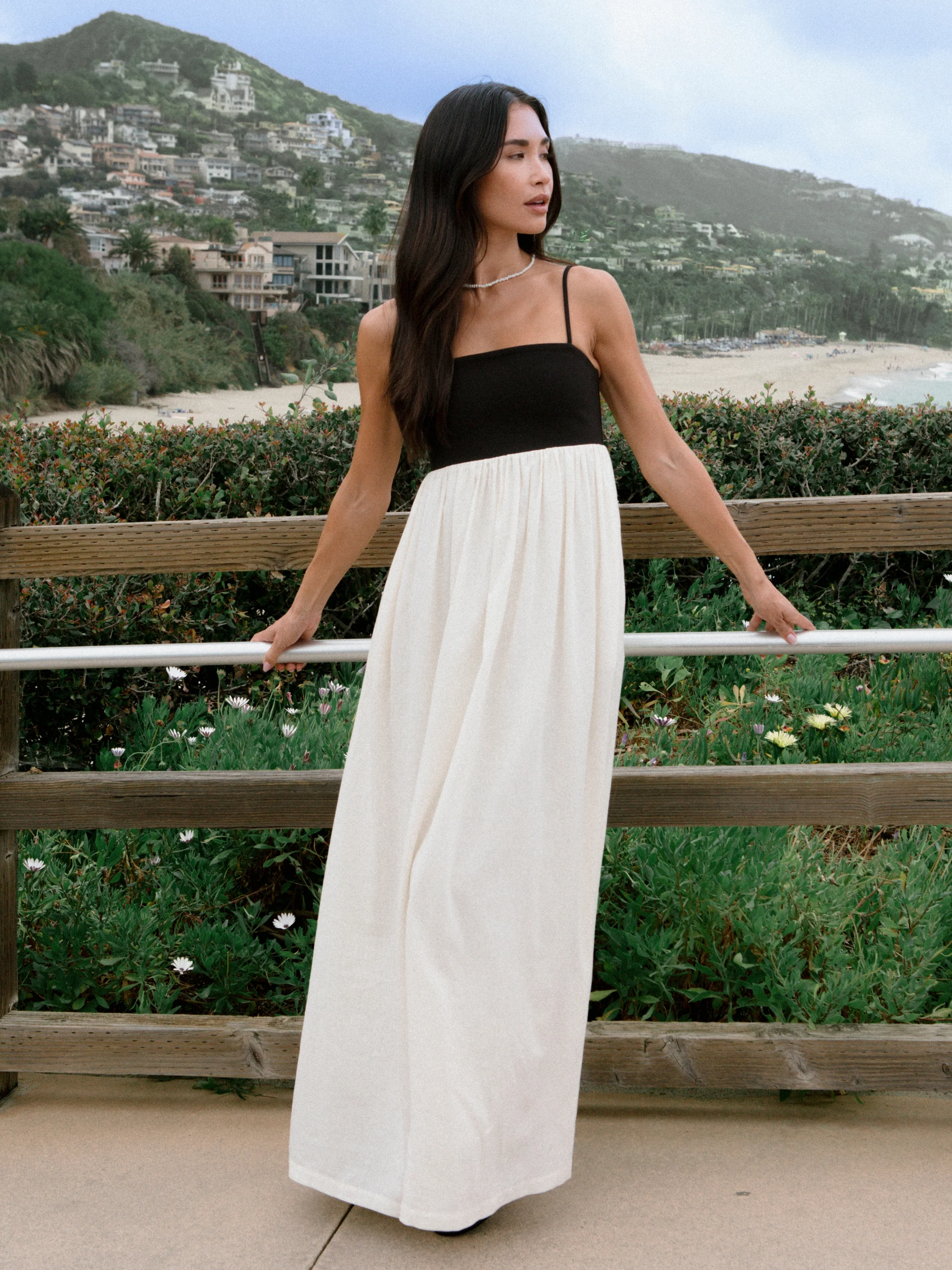 PHOEBE COMBO ALICIA MAXI DRESS - Image 4
