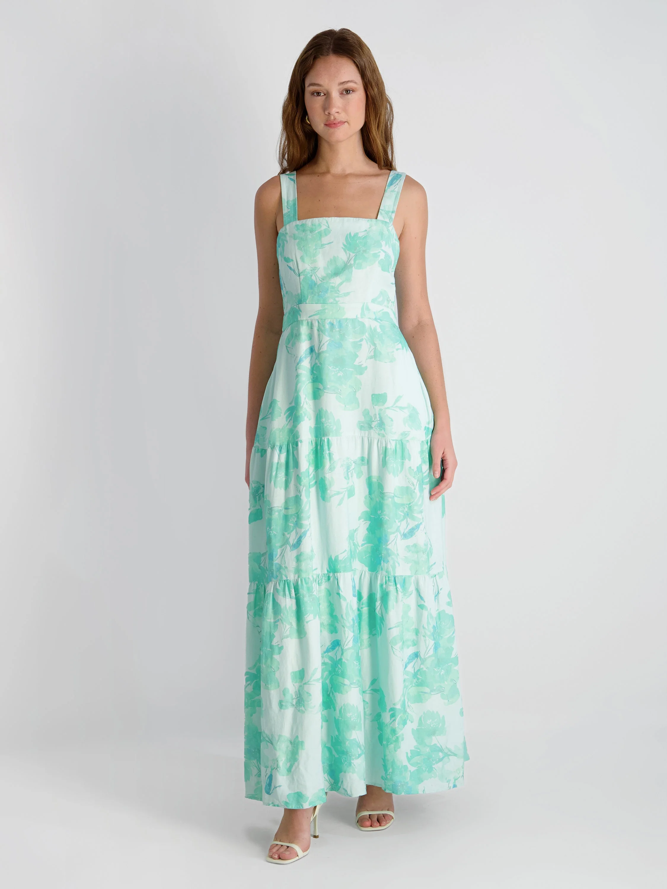 COOPER LINEN SOPHIE FLEUR MAXI DRESS - Image 4