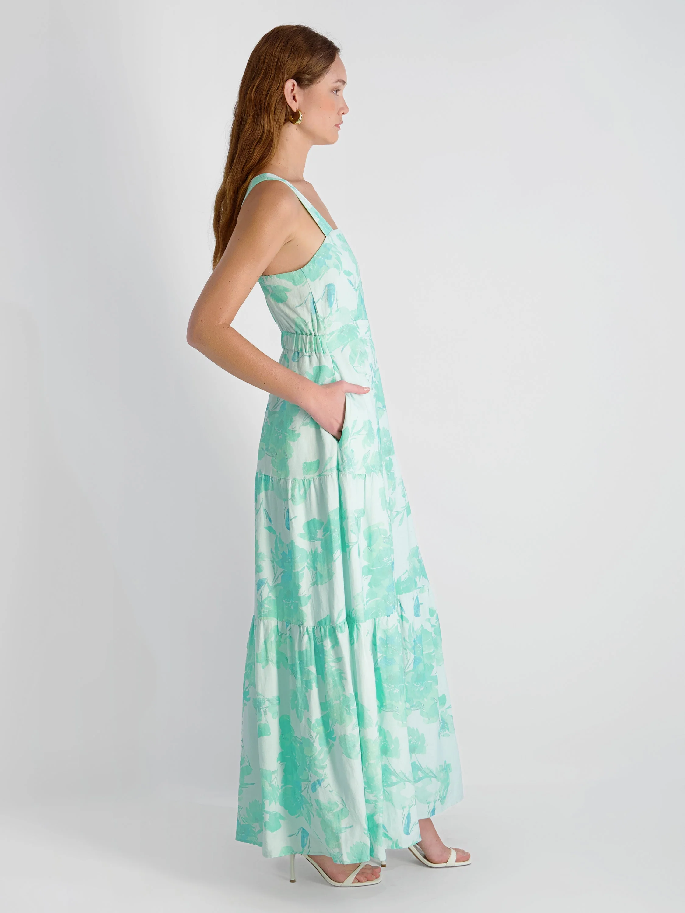 COOPER LINEN SOPHIE FLEUR MAXI DRESS - Image 5