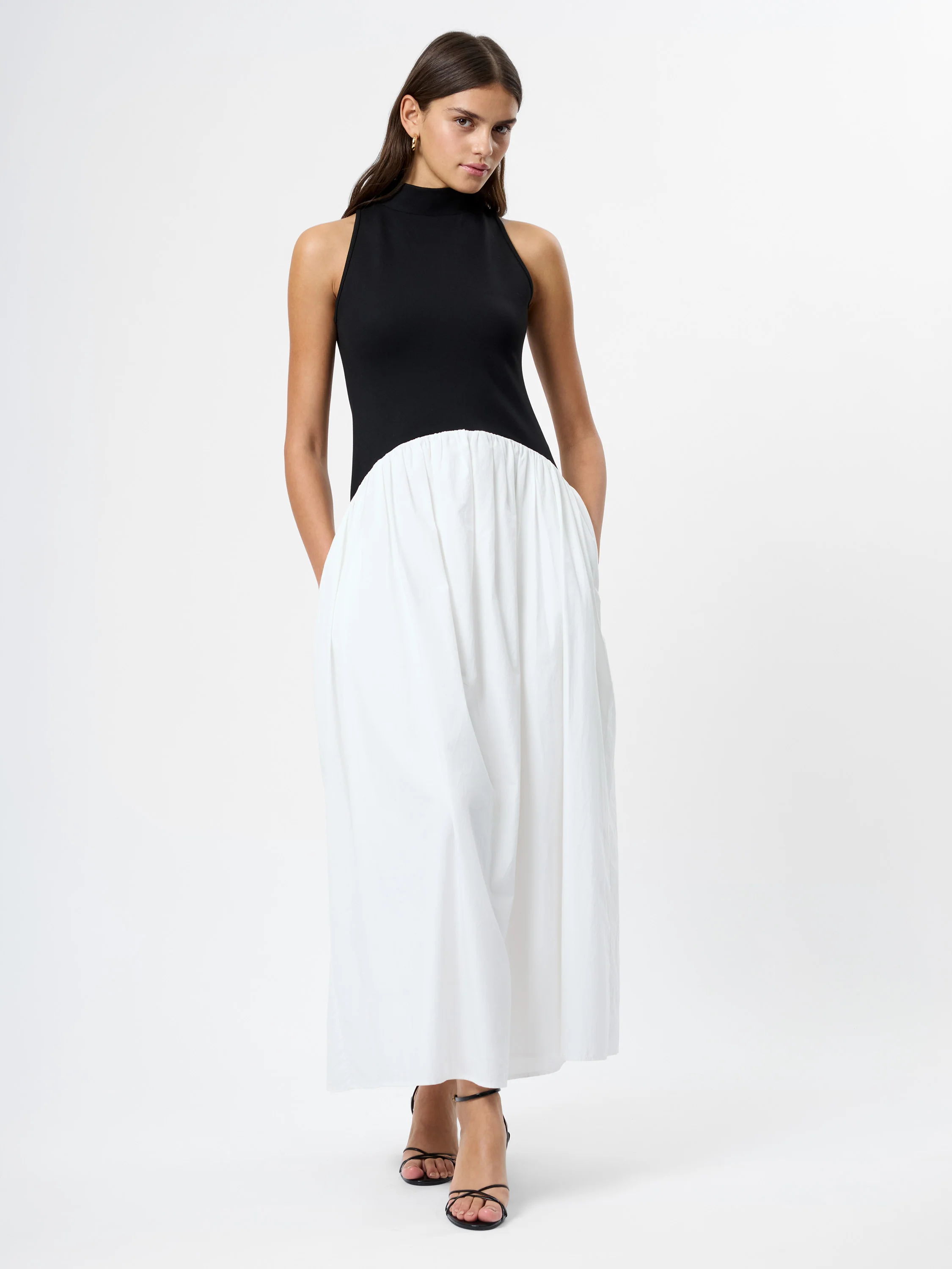PONTE COMBO MAXI DRESS - Image 3