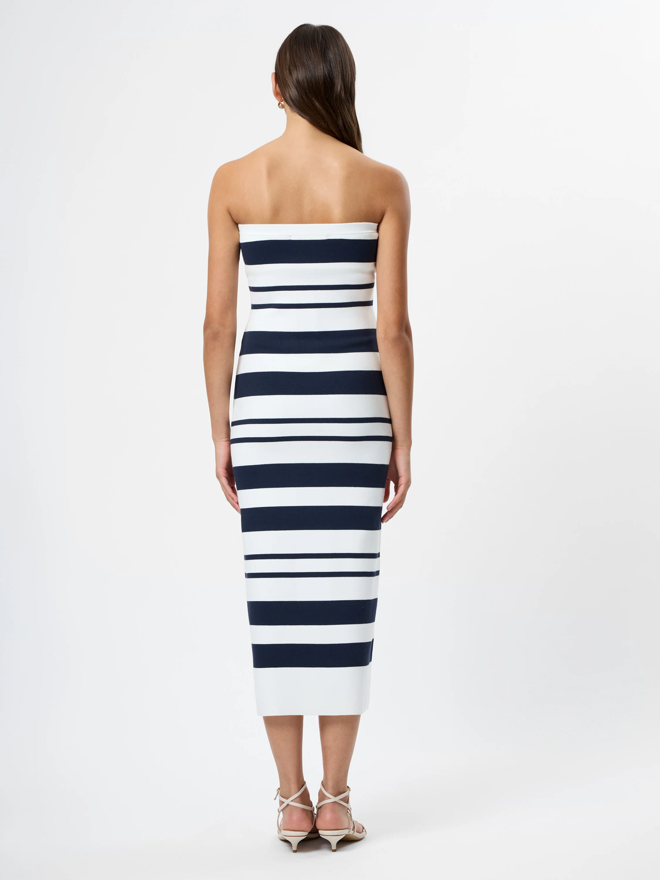 MAXIME KNIT STRAPLESS MIDI DRESS - Image 4