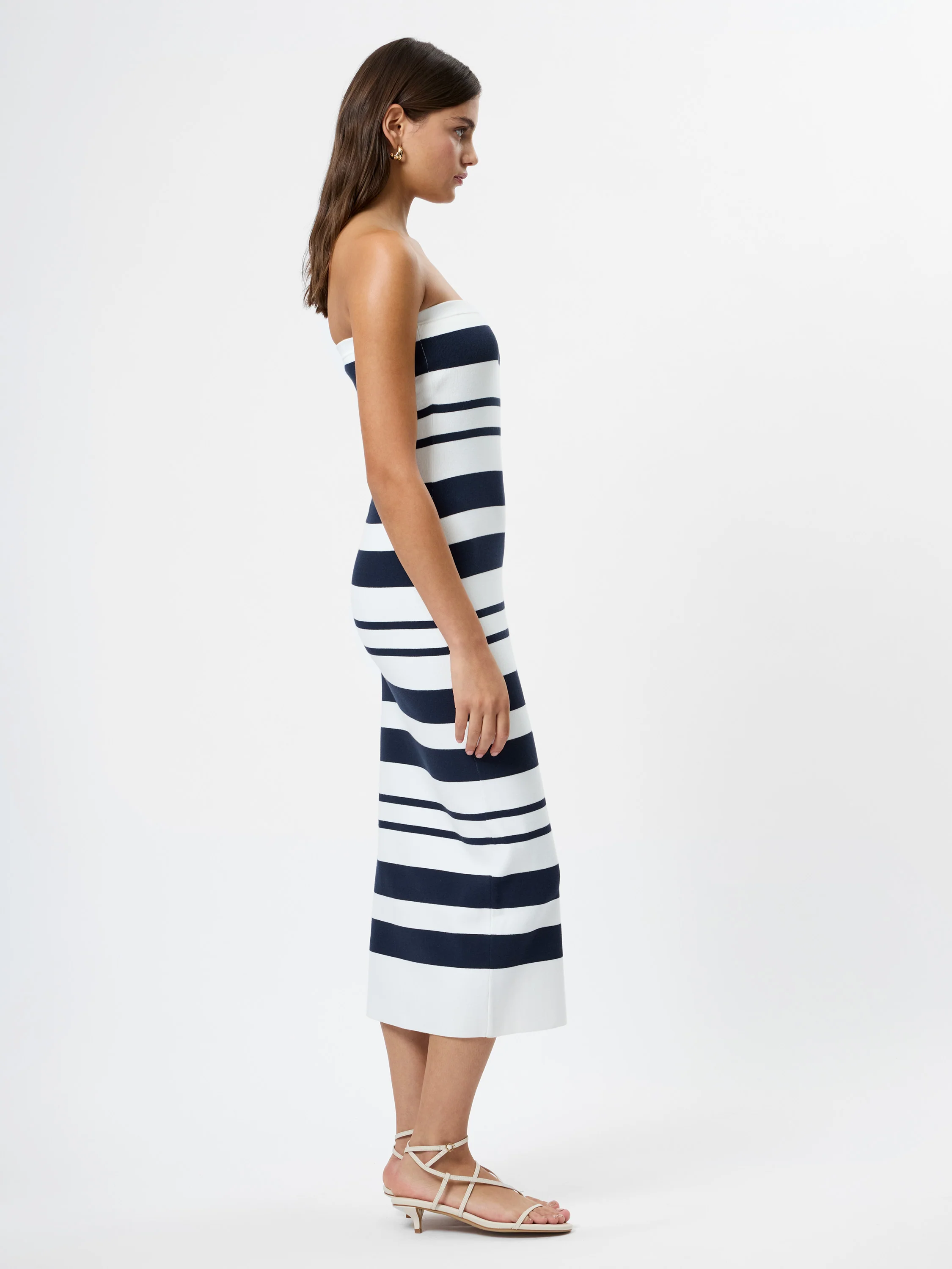 MAXIME KNIT STRAPLESS MIDI DRESS - Image 5
