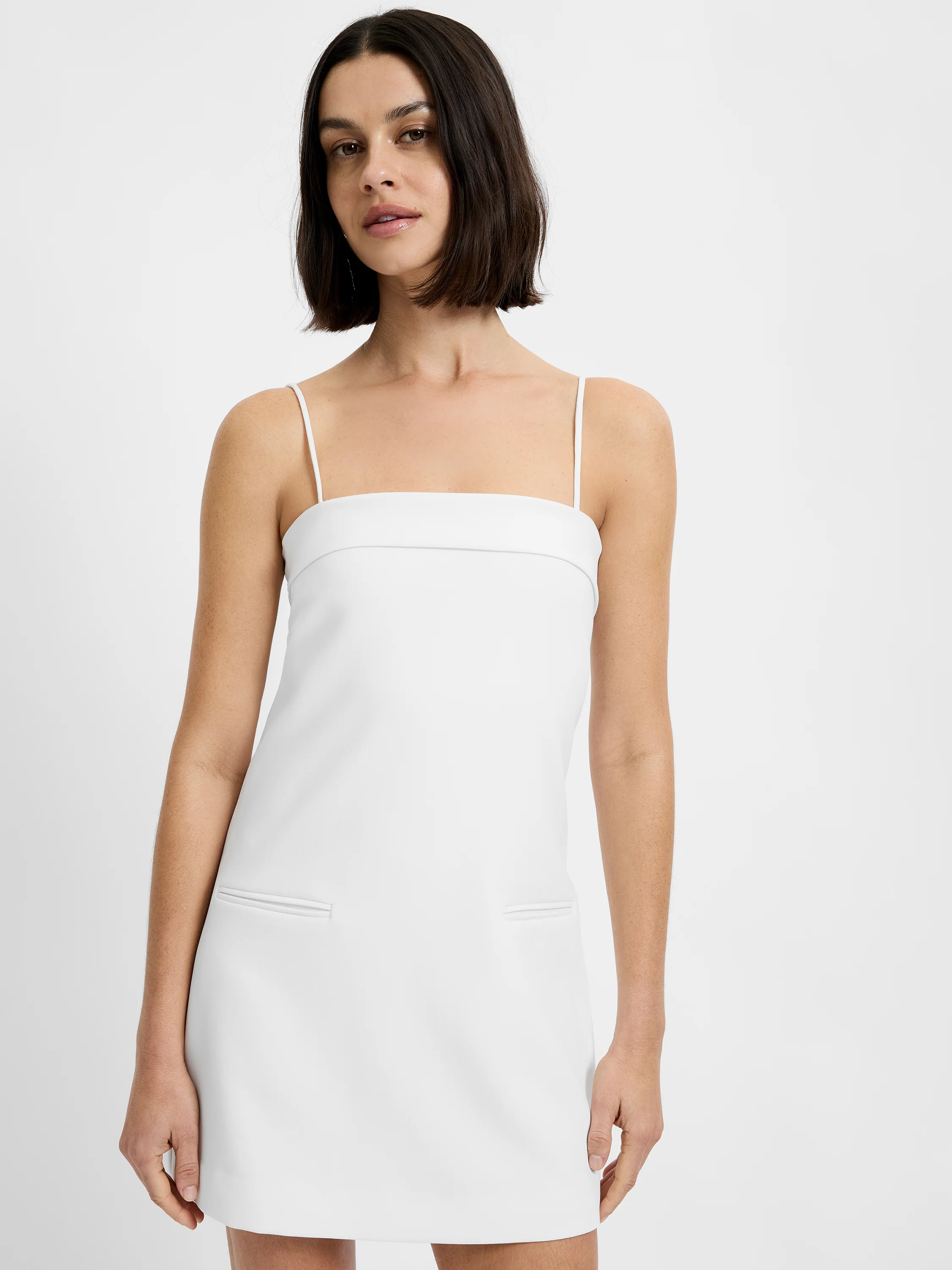 AZRA TWILL FOLDOVER STRAPPY DRESS - Image 2