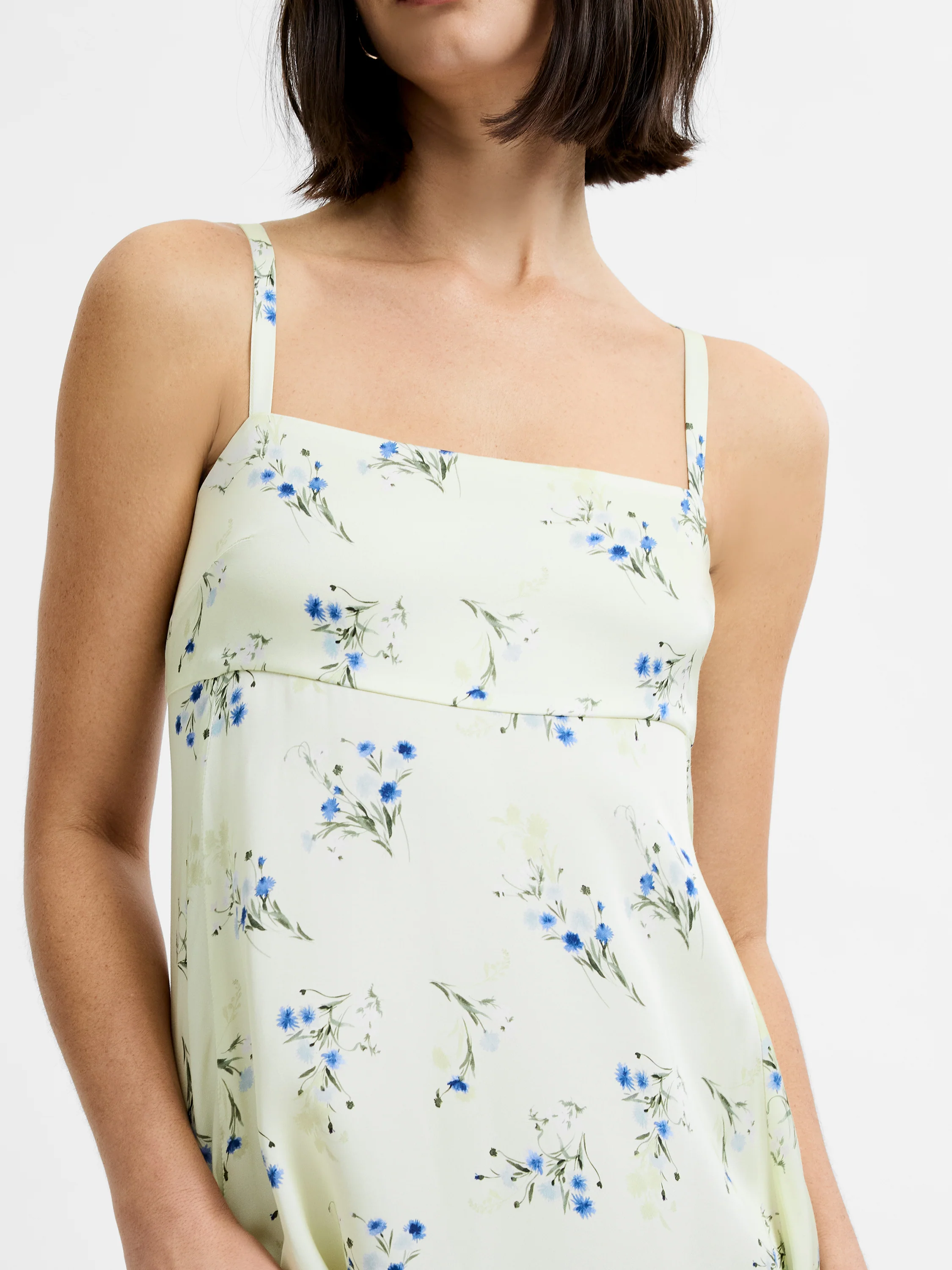 ENNIS SATIN HARPER FLEUR MAXI DRESS - Image 3