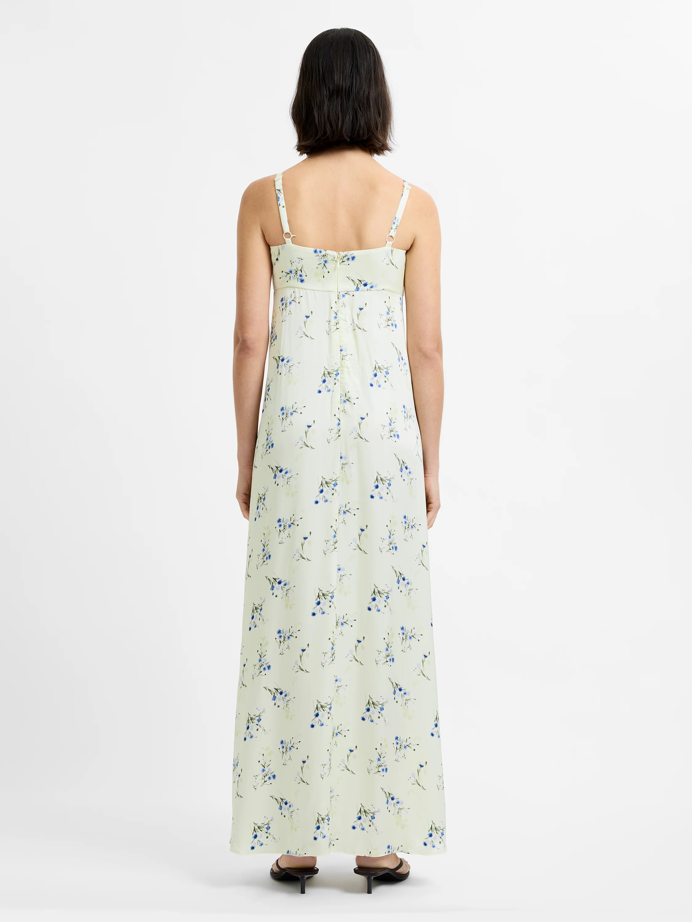 ENNIS SATIN HARPER FLEUR MAXI DRESS - Image 7