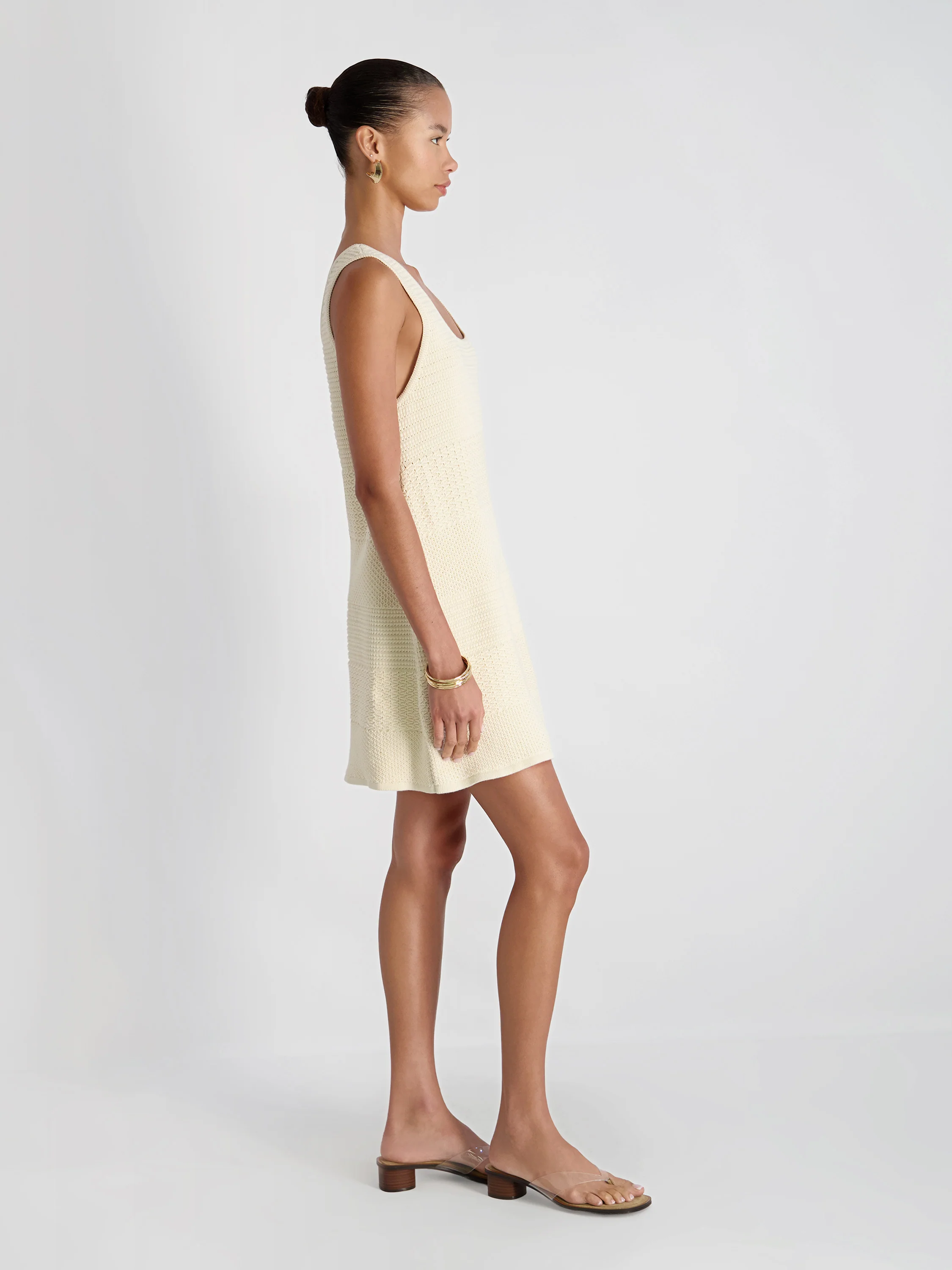 MOZART MIXED STRIPE MINI DRESS - Image 4