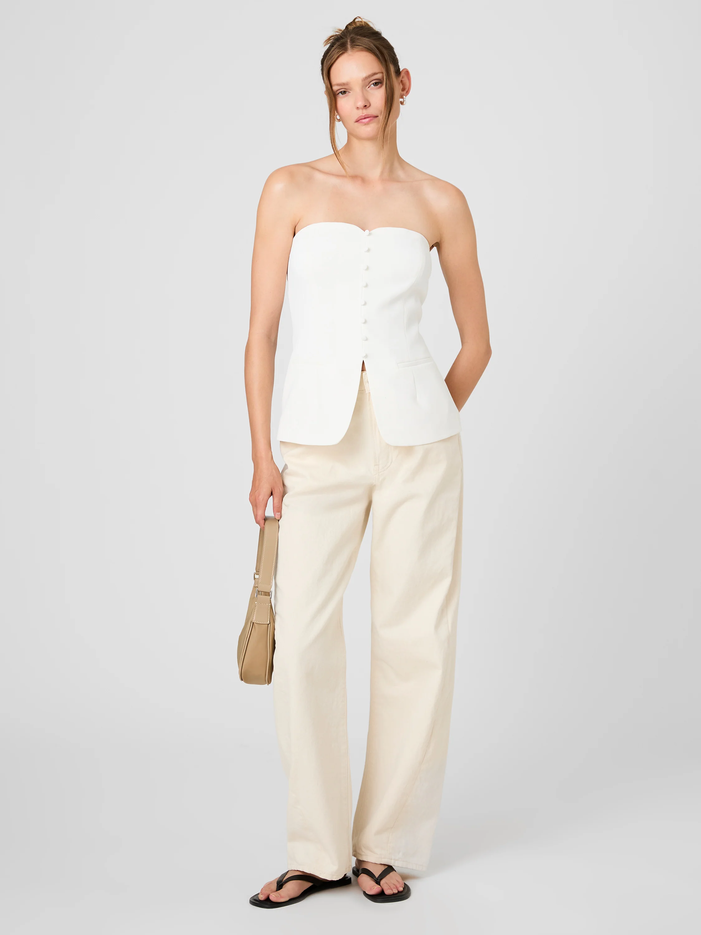 HARRY SUITING STRAPLESS TOP - Image 2