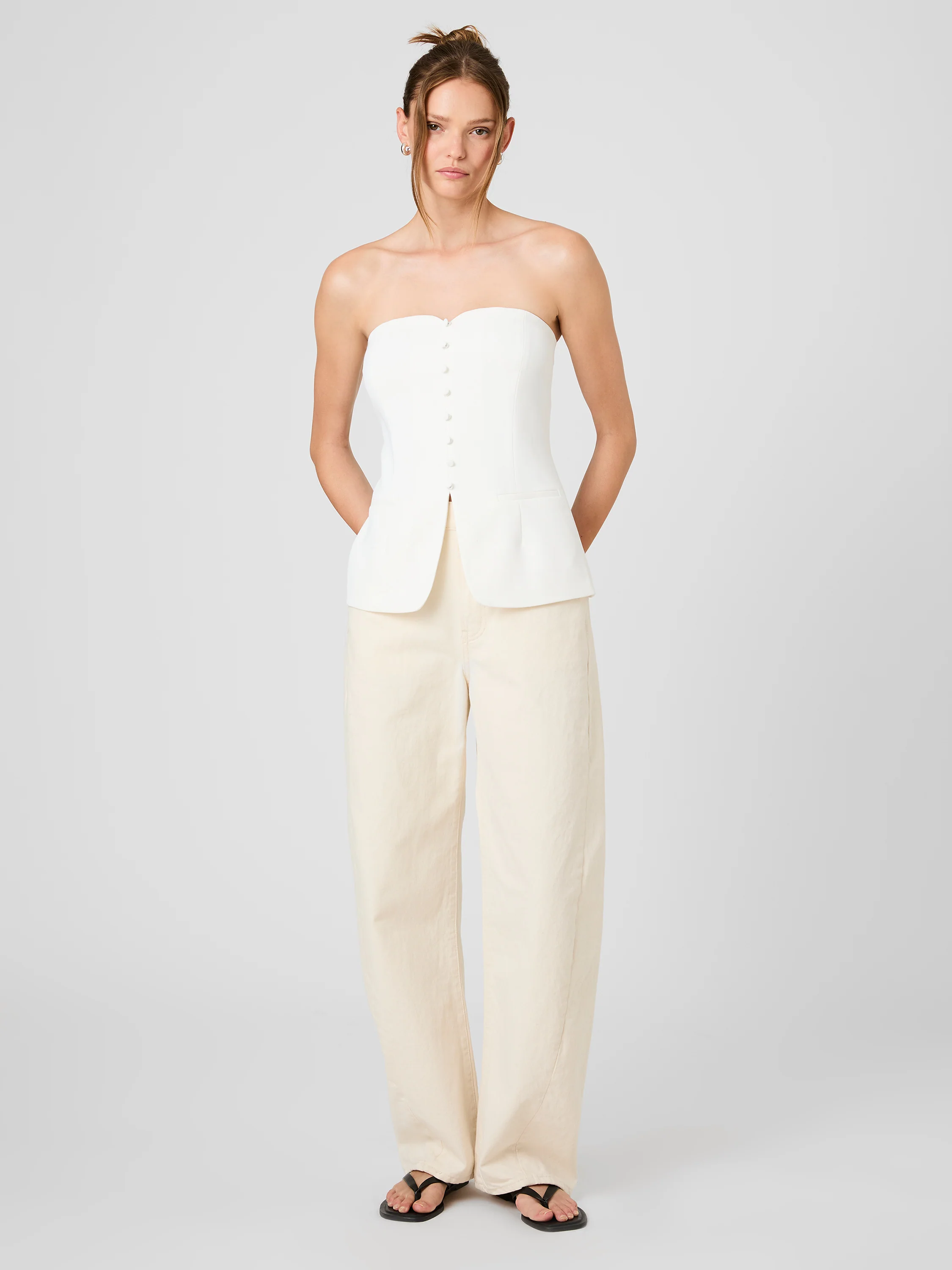 HARRY SUITING STRAPLESS TOP - Image 5