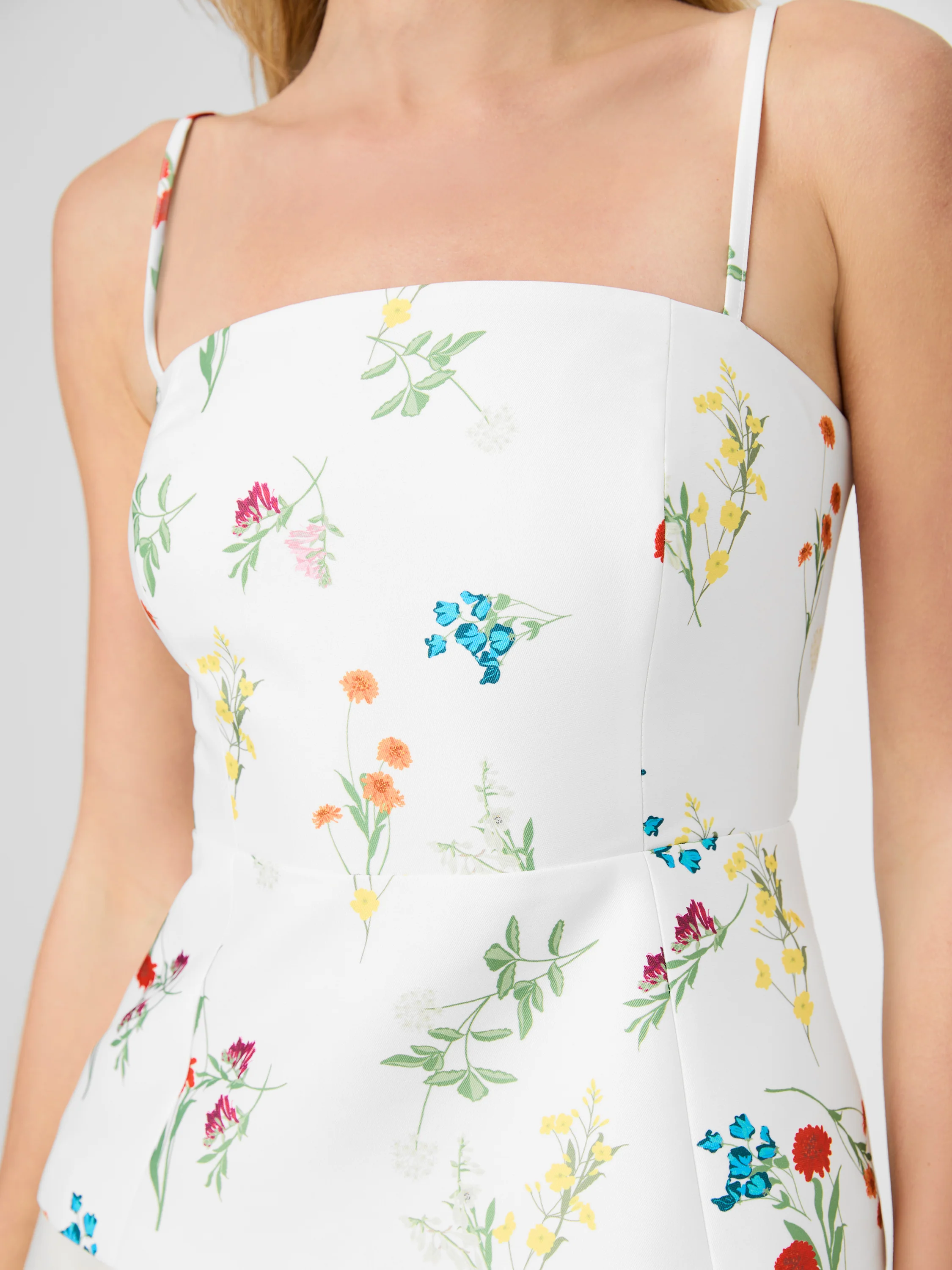 CHRISTINE FLEUR STRUCTURED TAFFETA PEPLUM TOP - Image 4