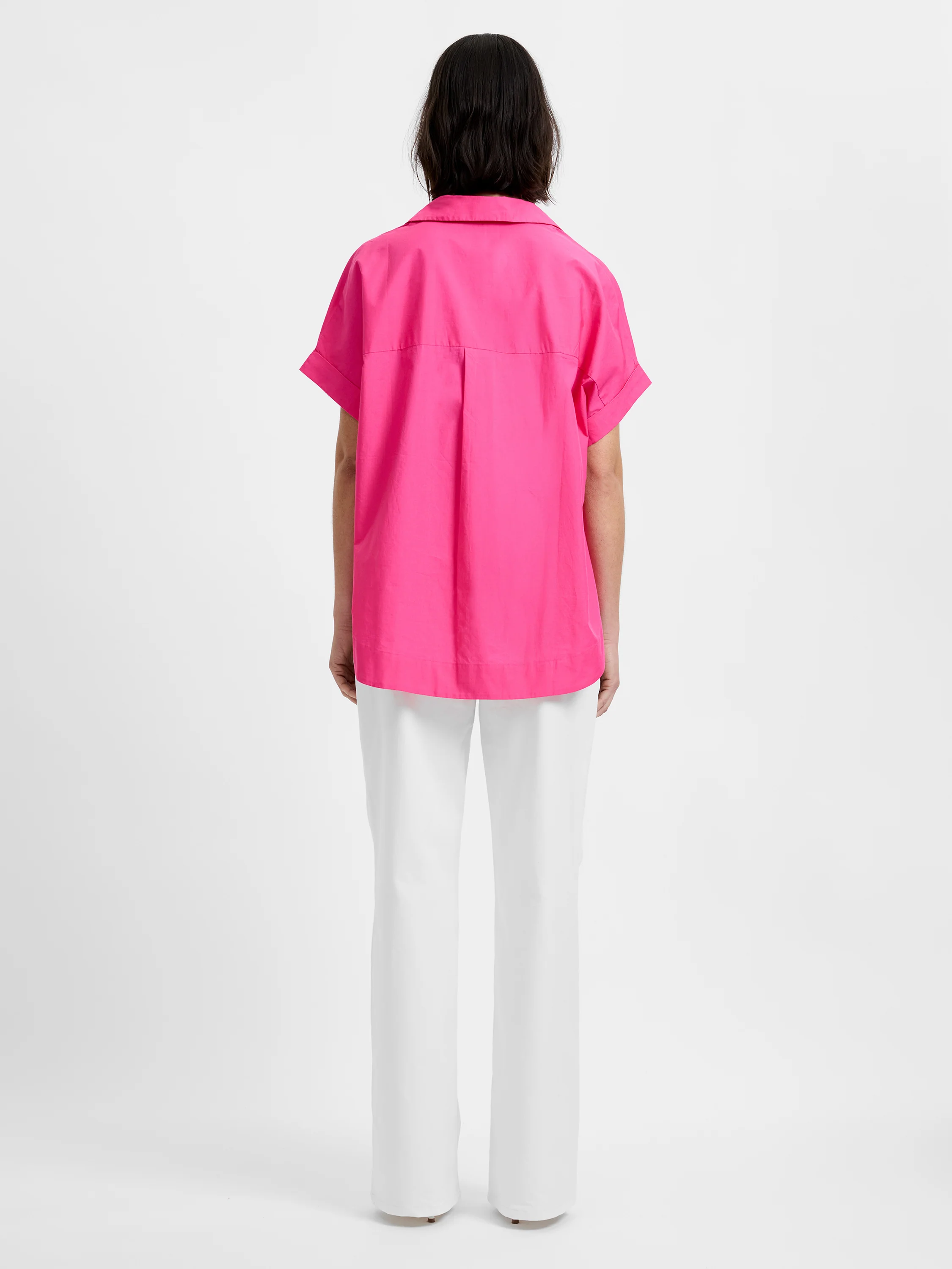 POPLIN COLLAR SHORT SLEEVE PULLOVER - Image 3