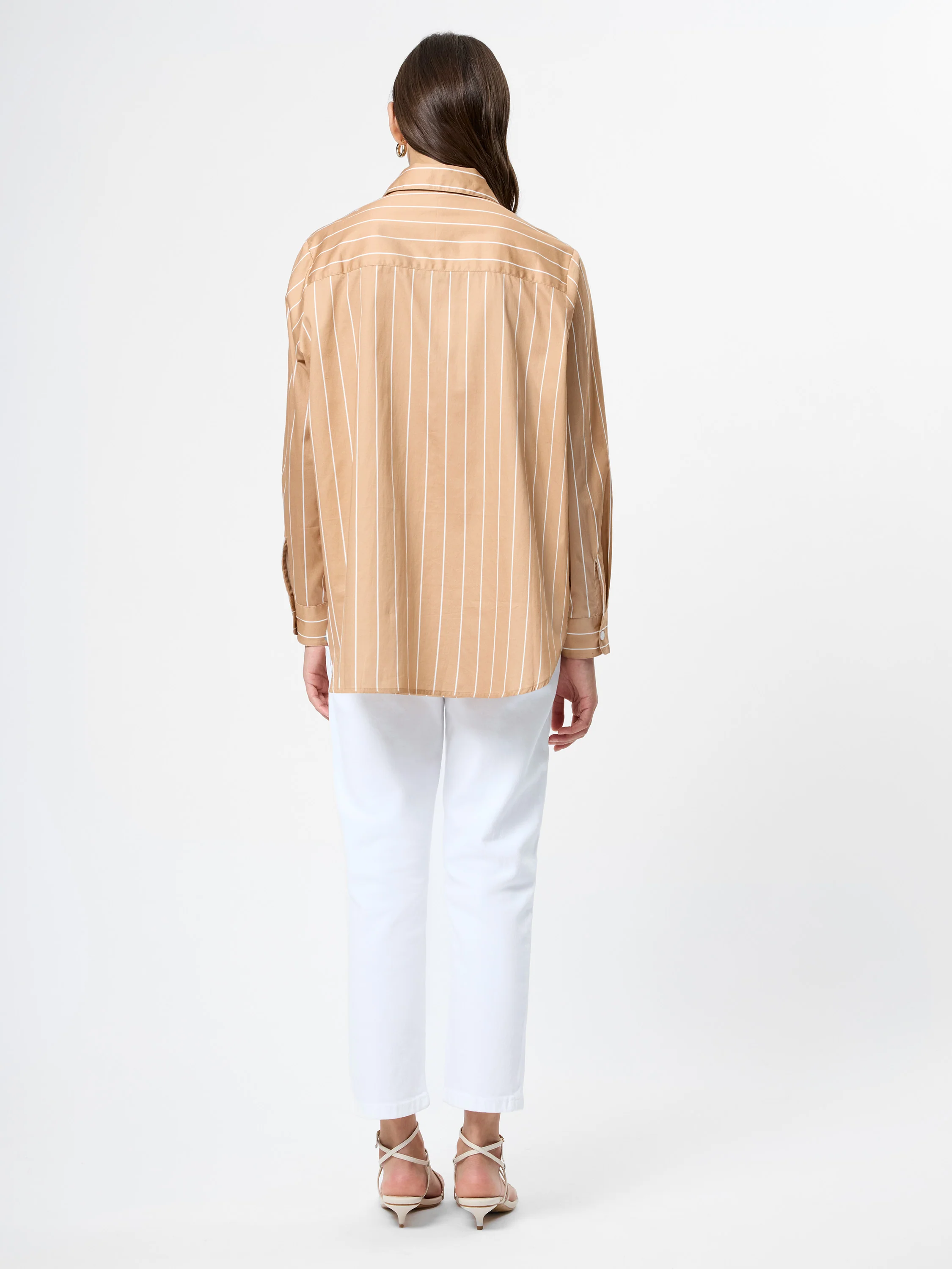 ALEXIS POPLIN FINE LINE SHIRT - Image 3