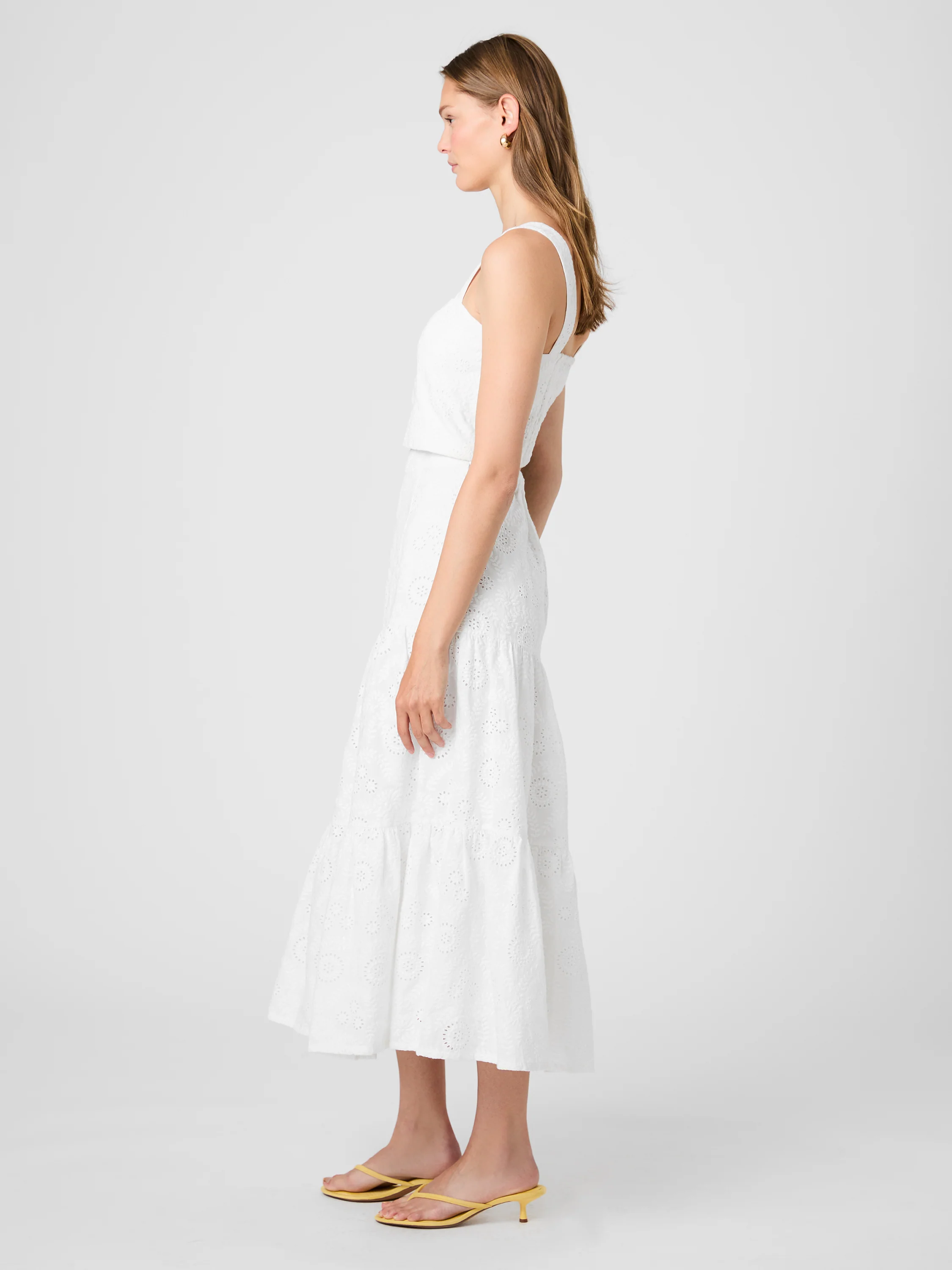 SVEA FLORAL EYELET TIER MAXI SKIRT - Image 3