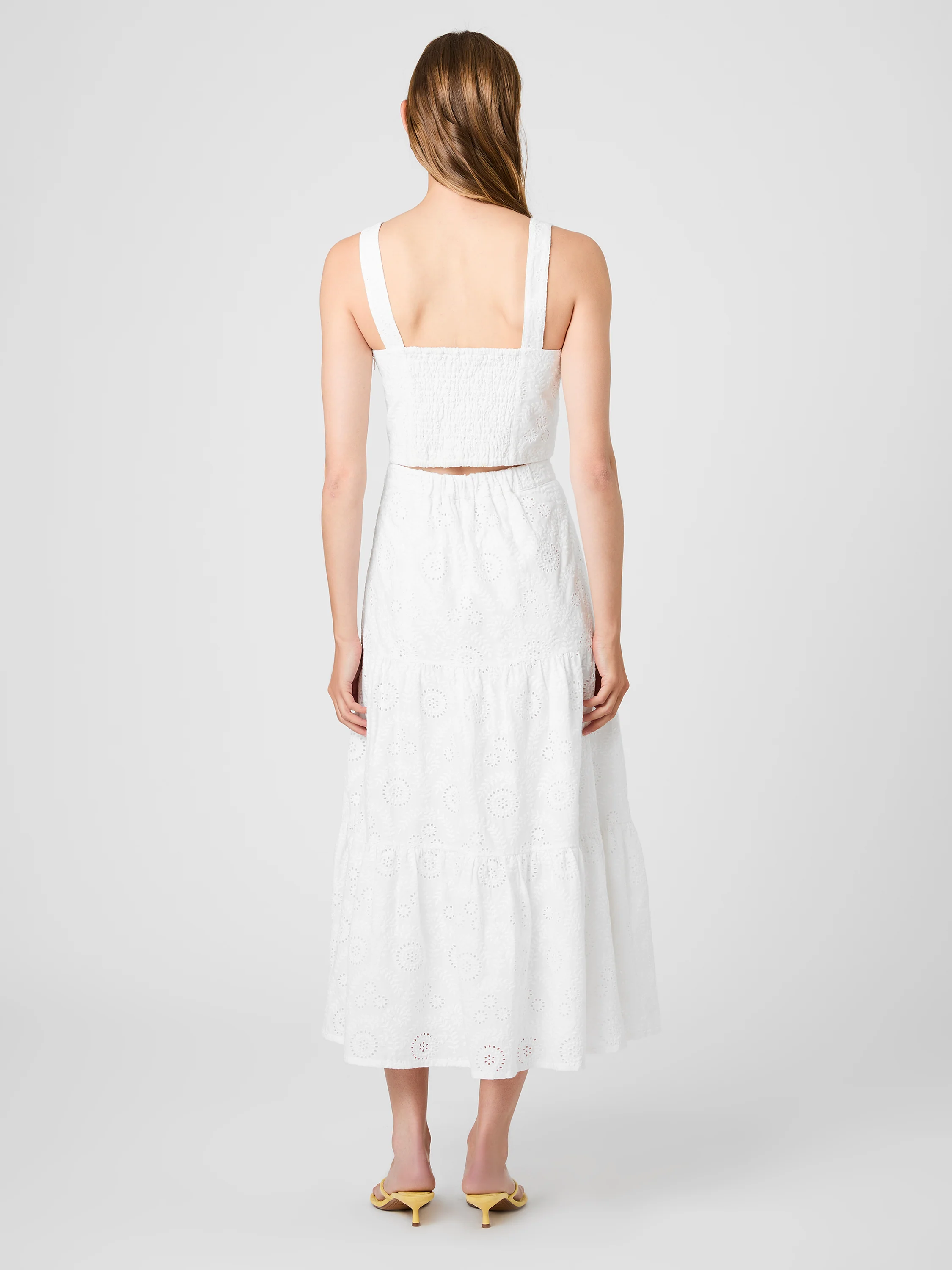 SVEA FLORAL EYELET TIER MAXI SKIRT - Image 4