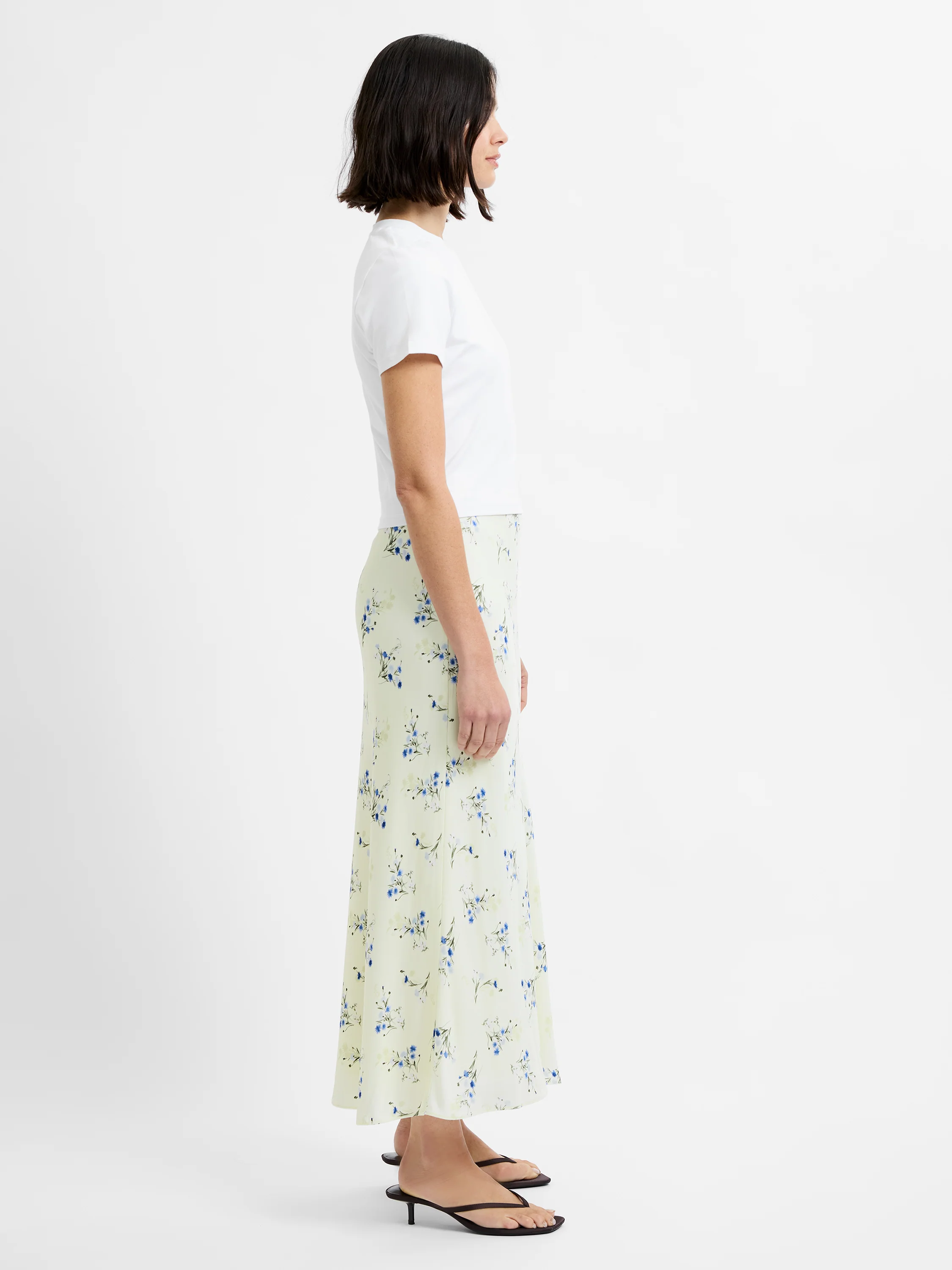 HARPER FLEUR BIAS MIDI SKIRT - Image 2