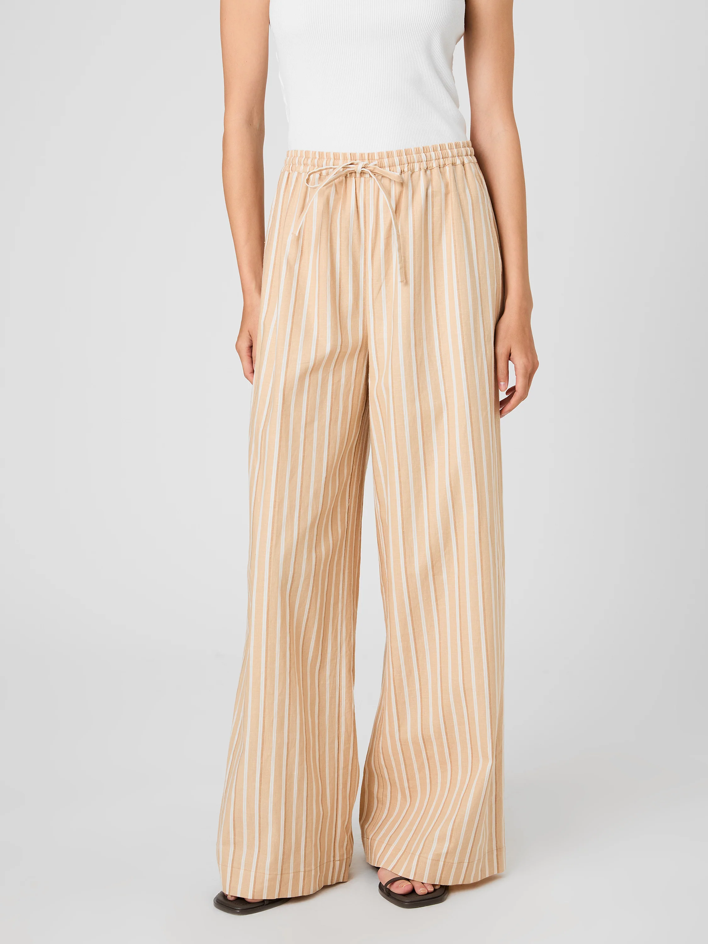 ASPEN LINEN DRAWSTRING PANTS - Image 2