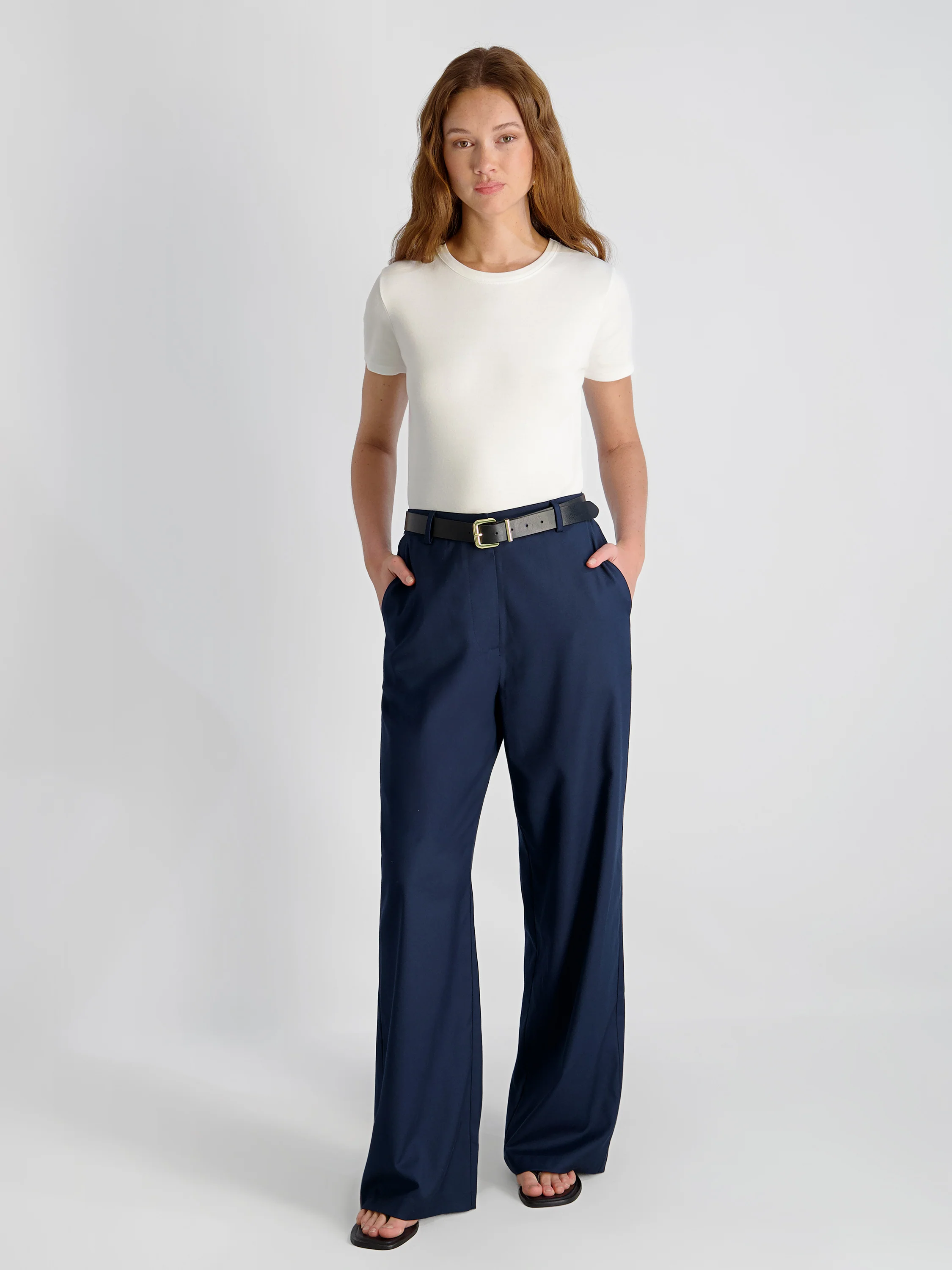 LIGHTWEIGHT TWILL RELAXED TROUSERS - Image 5