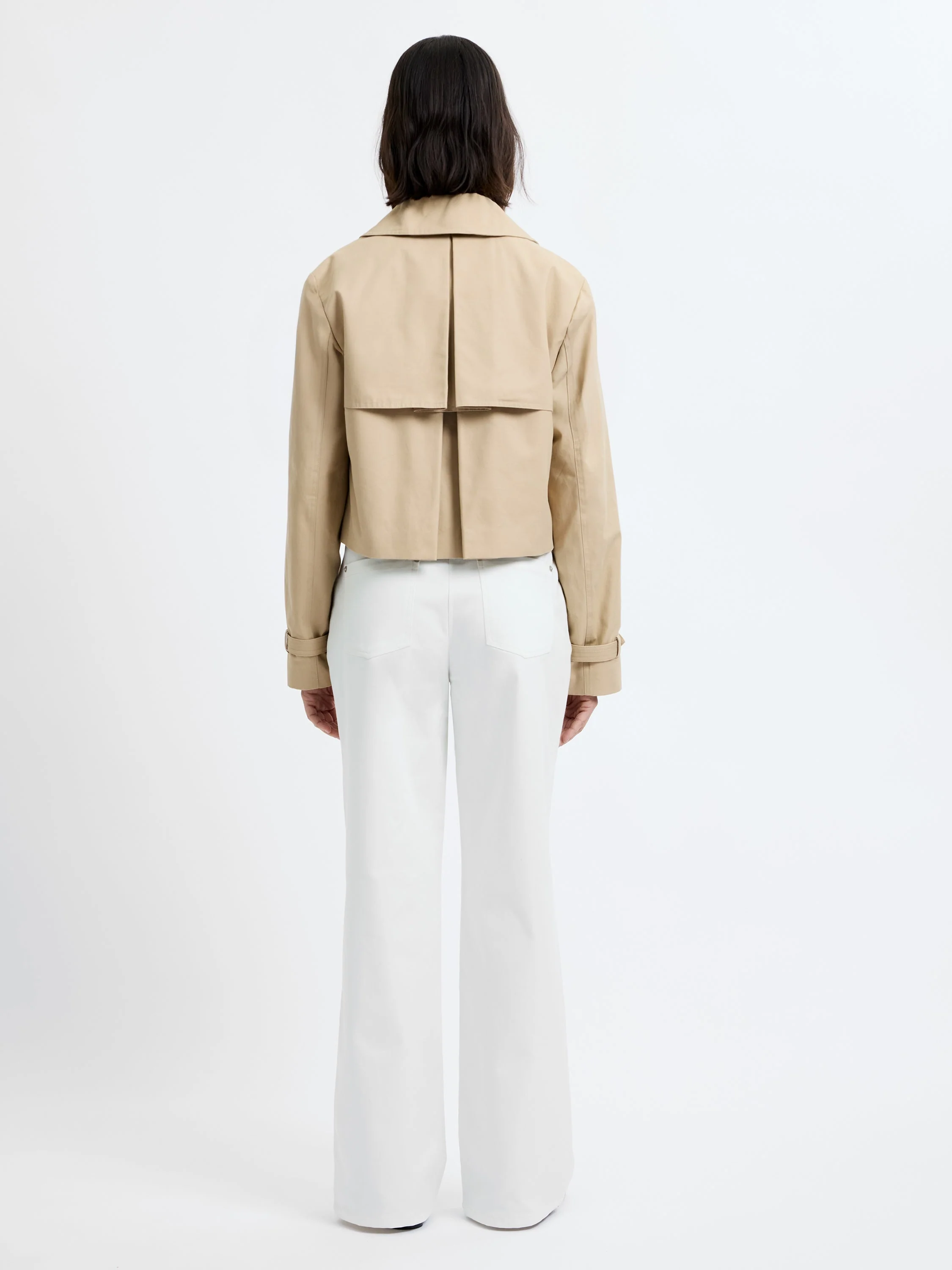 CROPPED TWILL TRENCH - Image 7