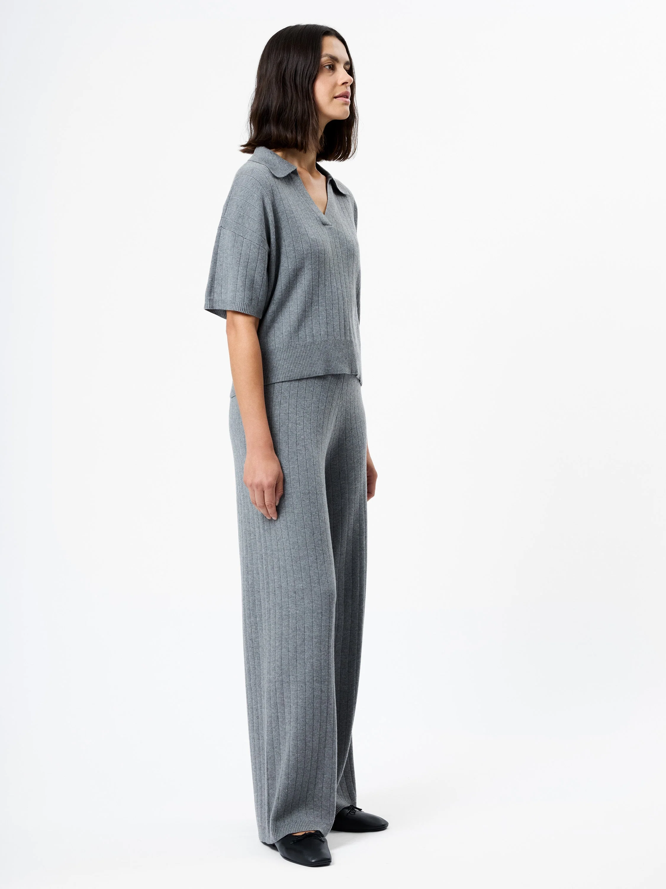 JAVIER KNIT V-NECK COLLARED TOP - Image 5