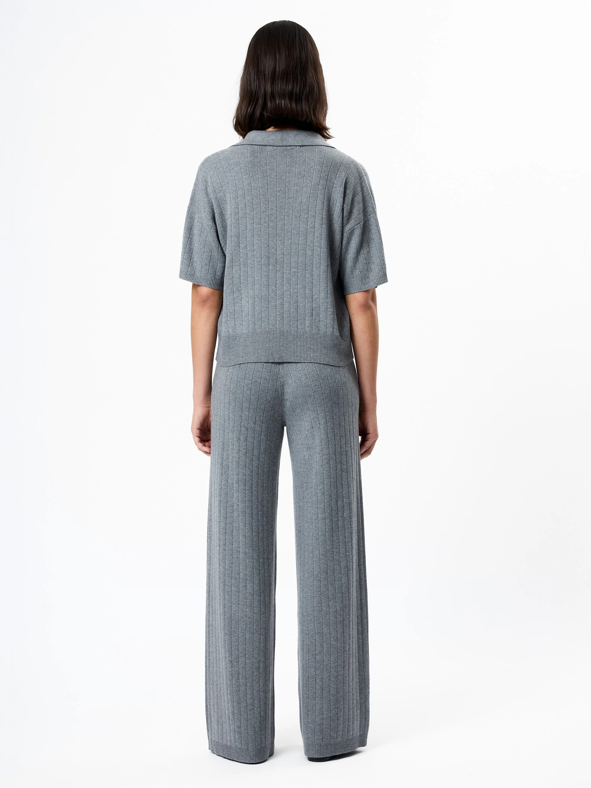 JAVIER KNIT V-NECK COLLARED TOP - Image 6