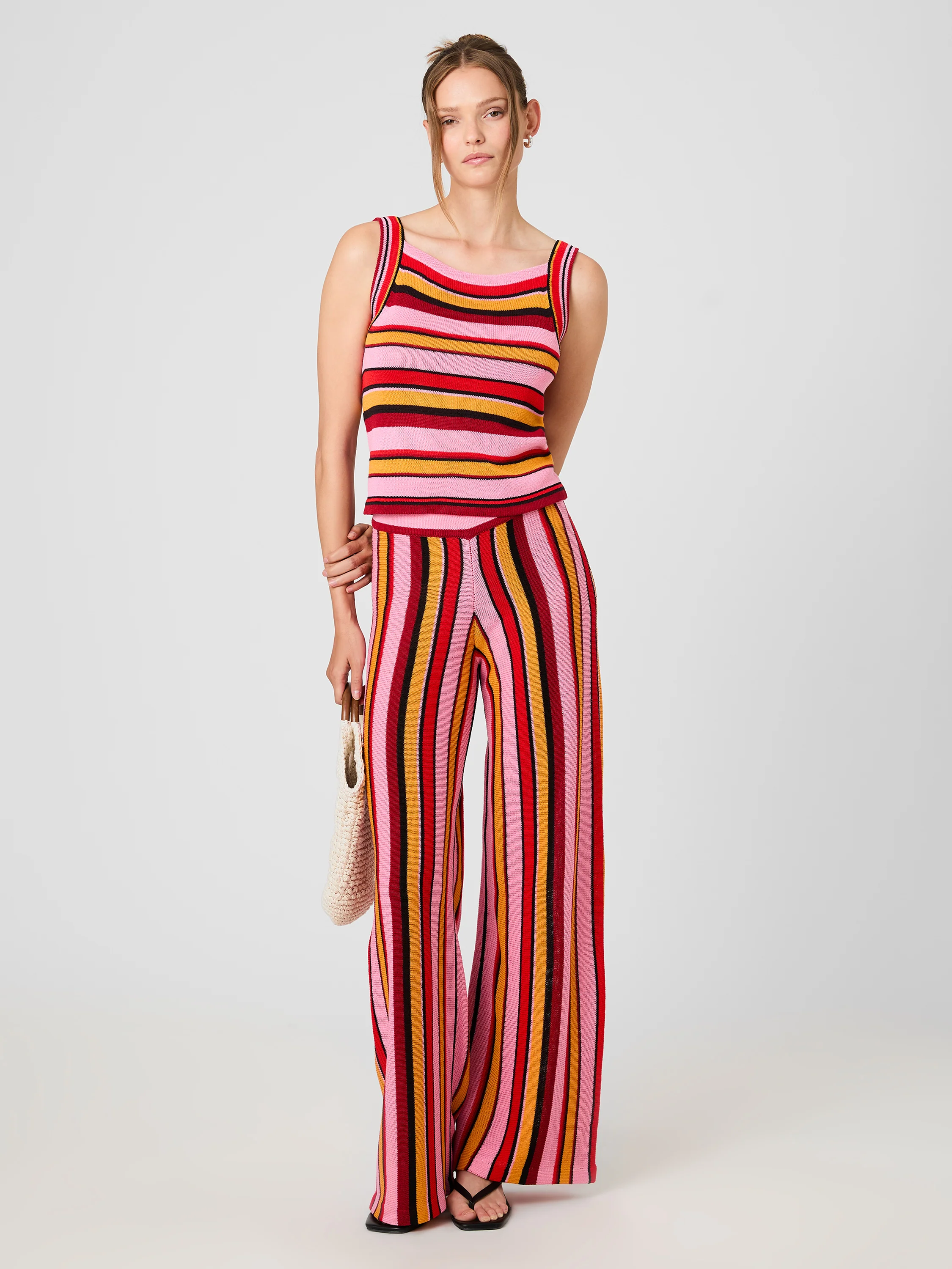 MOTLEY KNIT SLEEVELESS TOP - Image 2
