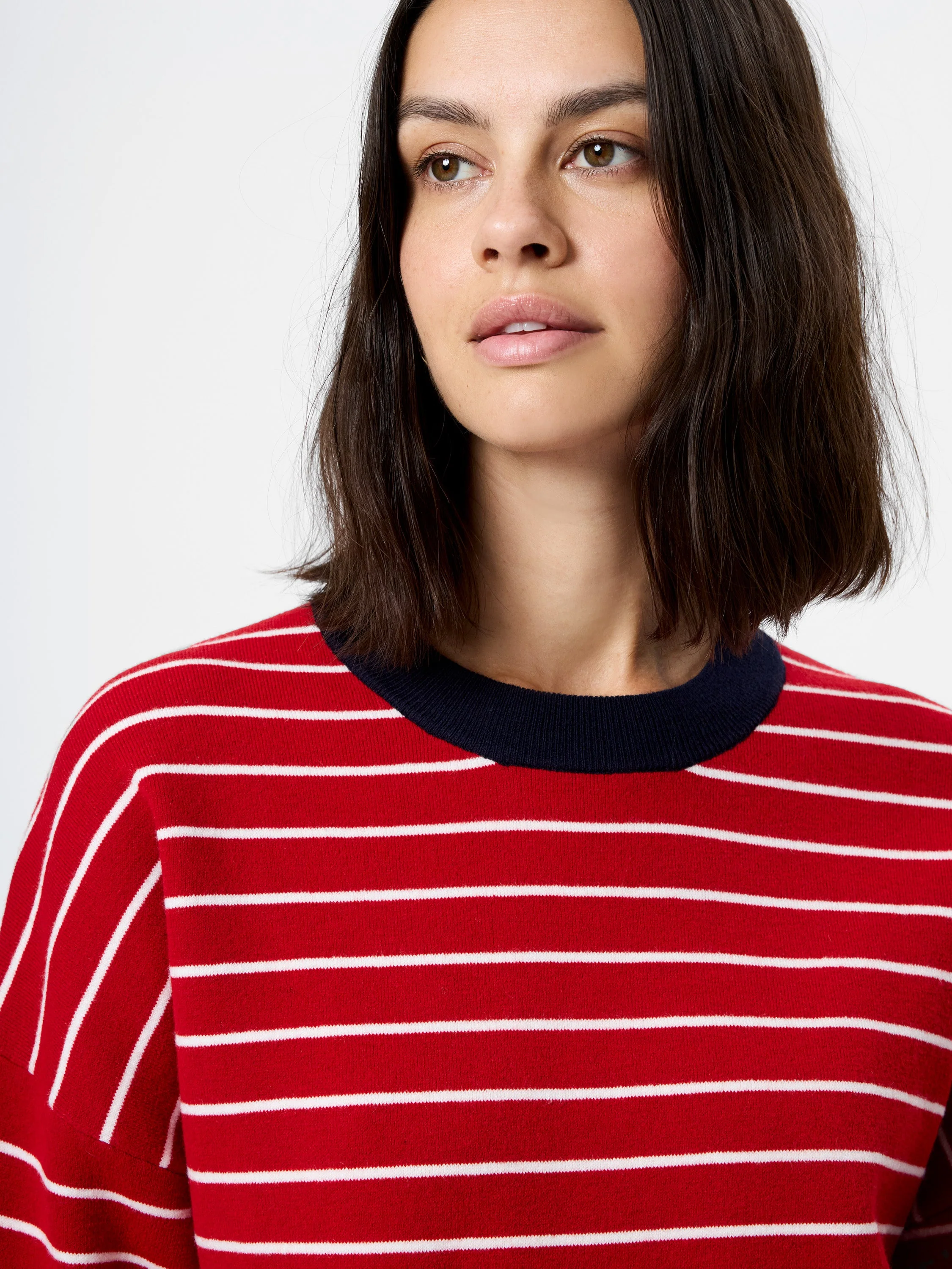 MARLEY KNIT STRIPED CREW NECK - Image 2