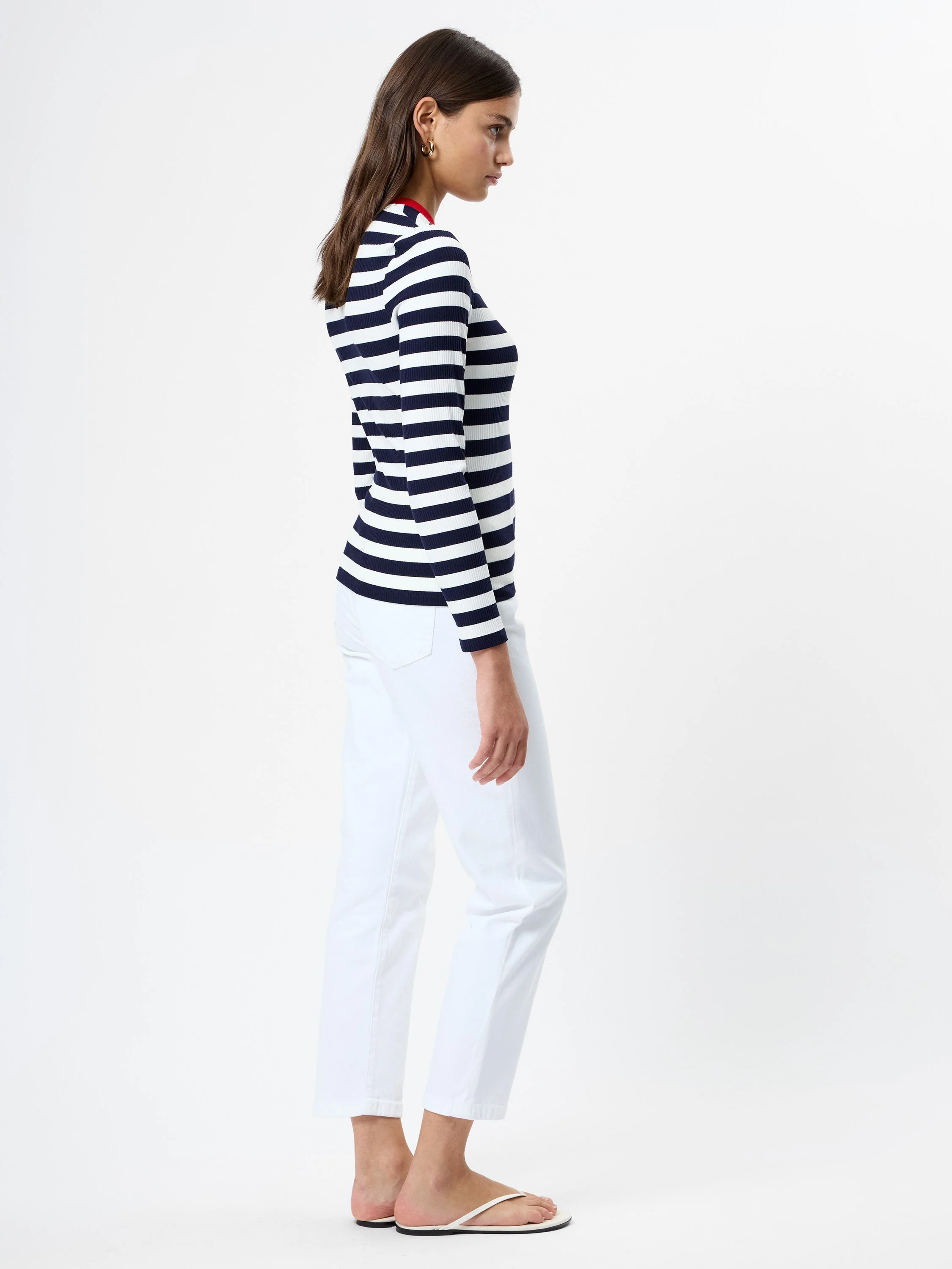ESMAE RIB KNIT CREW NECK TOP - Image 3