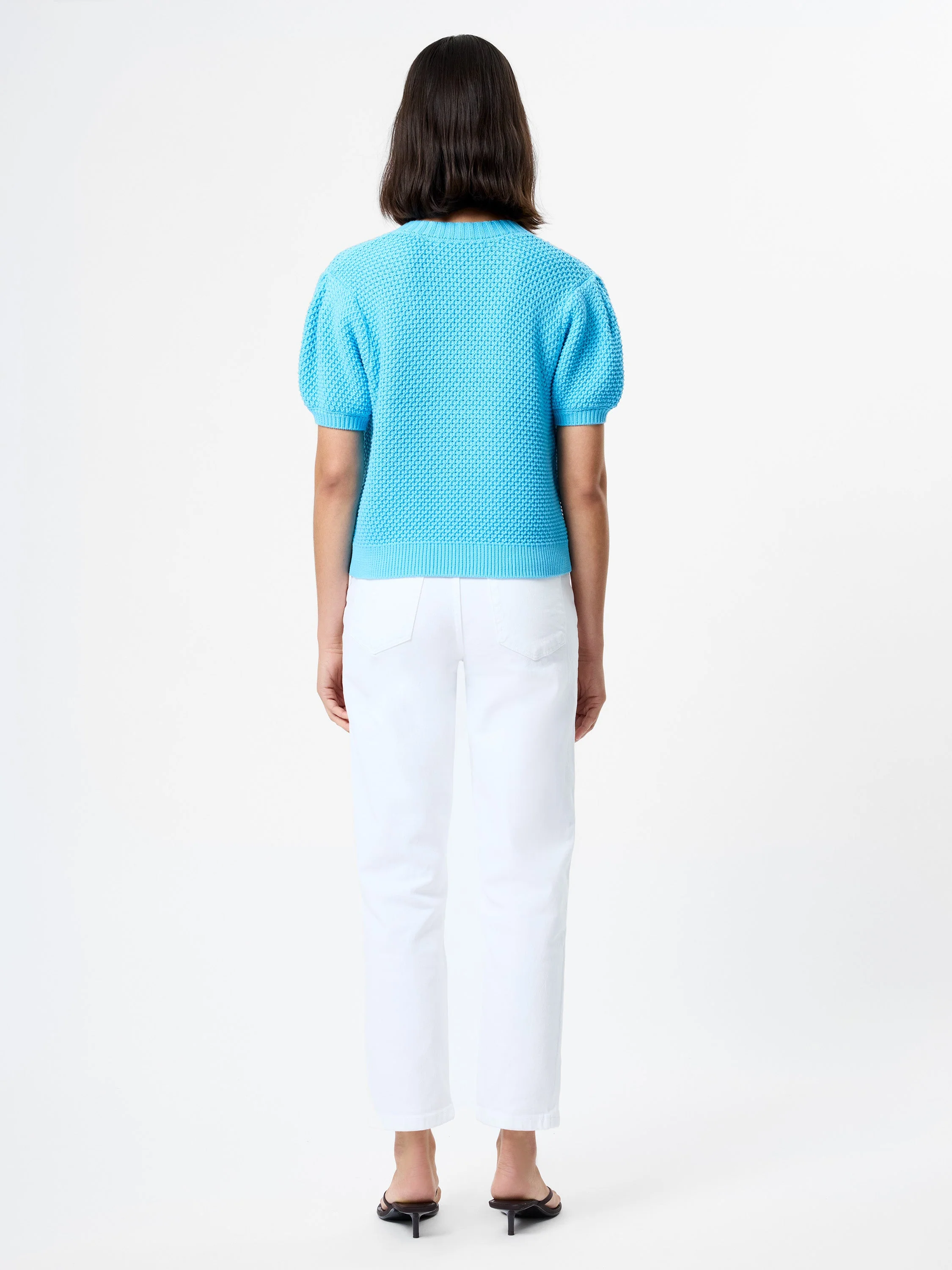 REMY COTTON BLEND V-NECK TOP - Image 5