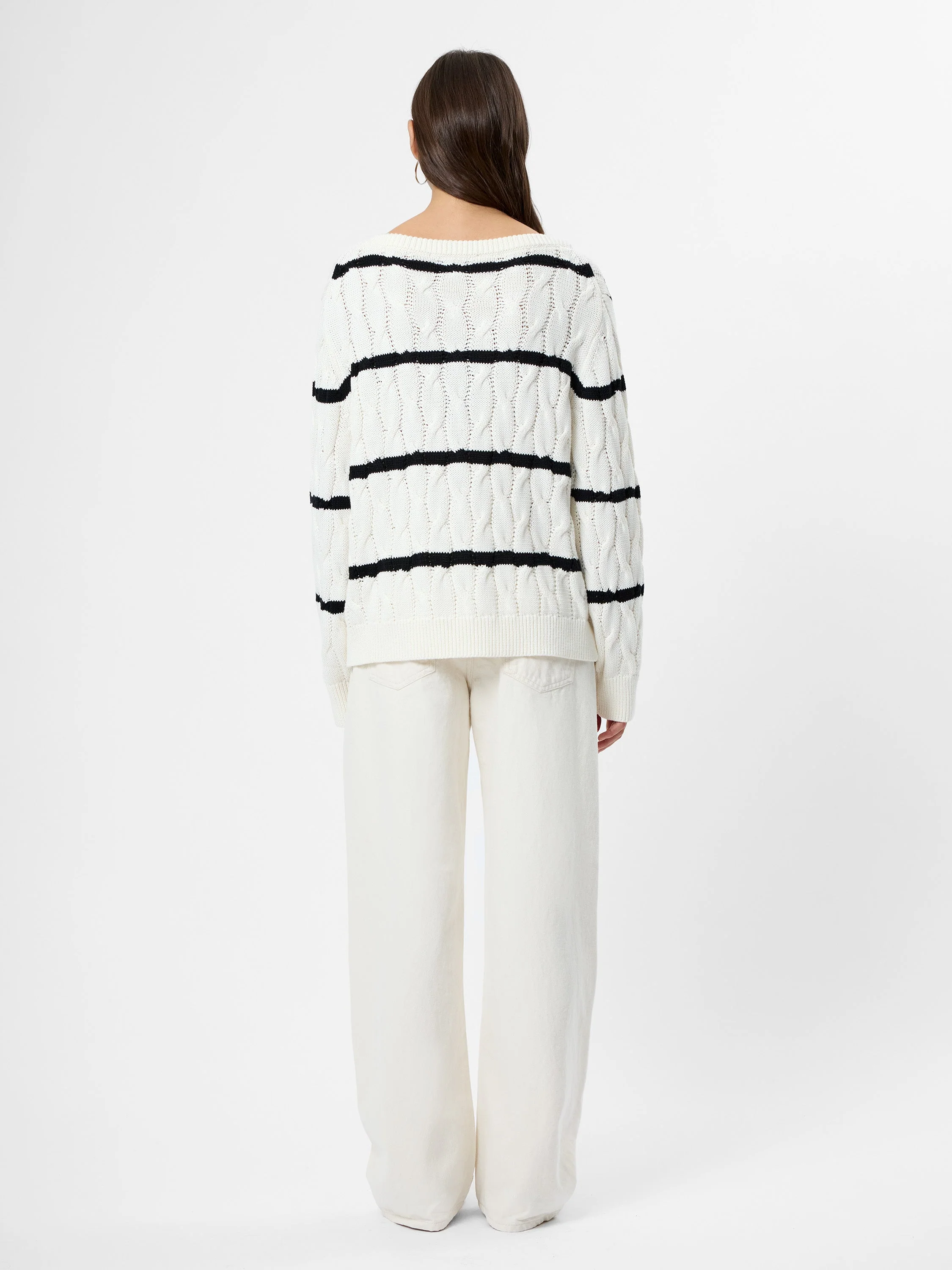 MOZART CHUNKY CABLE KNIT PULLOVER - Image 5