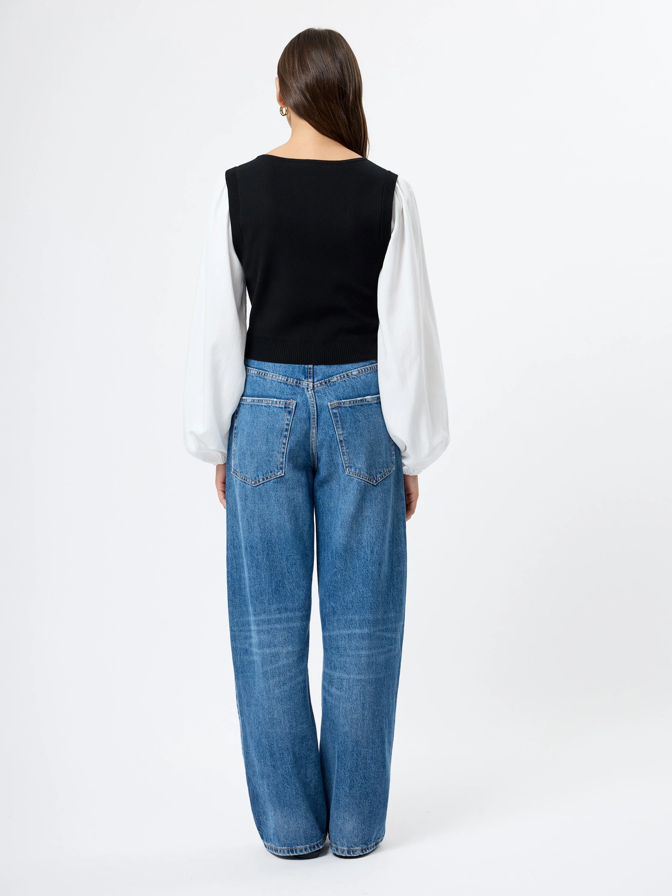 MAXIME KNIT SHIRTING LONG SLEEVE TOP - Image 5