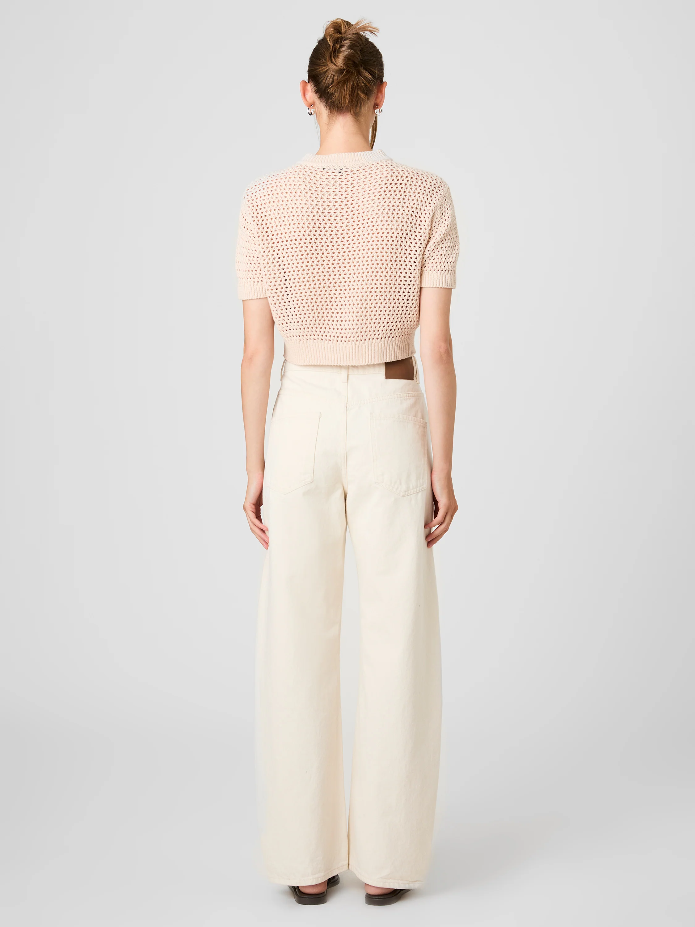 TEDDY ALL OVER KNIT SHORT SLEEVE TOP - Image 3