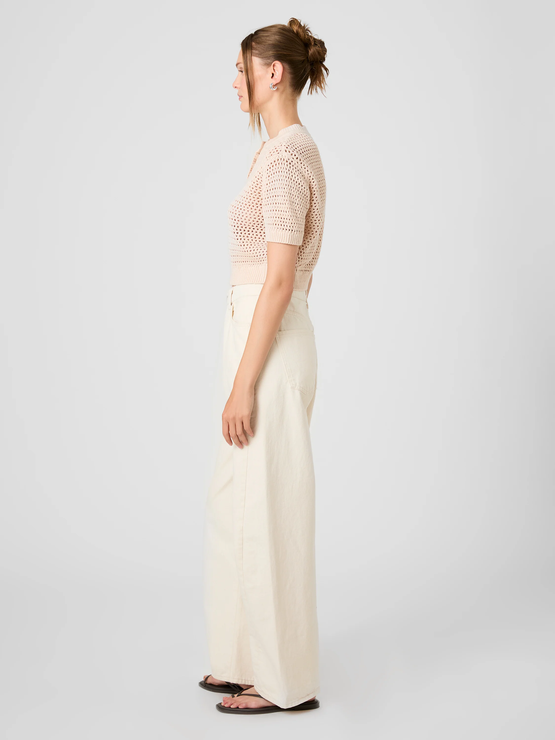 TEDDY ALL OVER KNIT SHORT SLEEVE TOP - Image 5