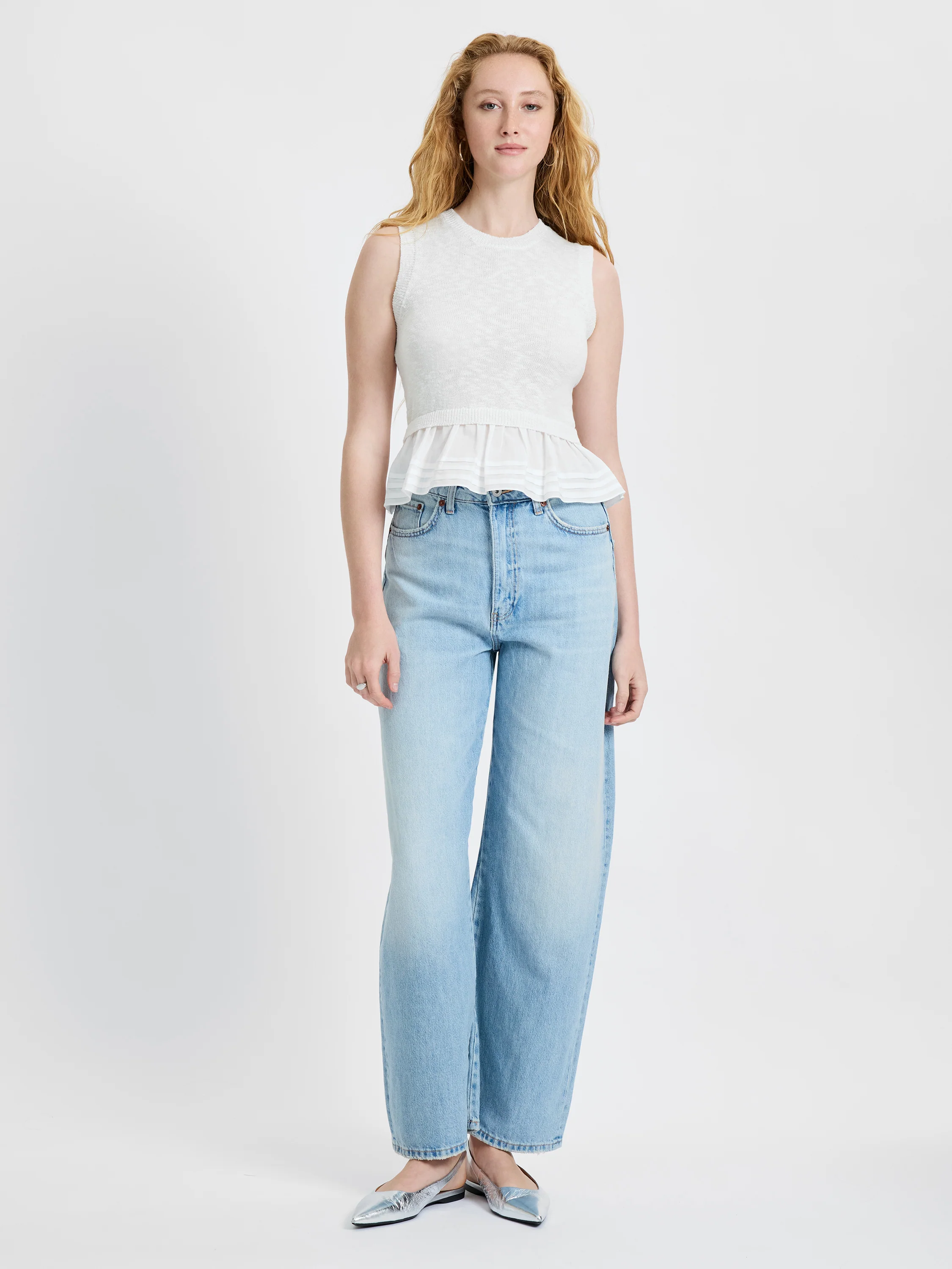 PASCALE COTTON POPLIN TOP
