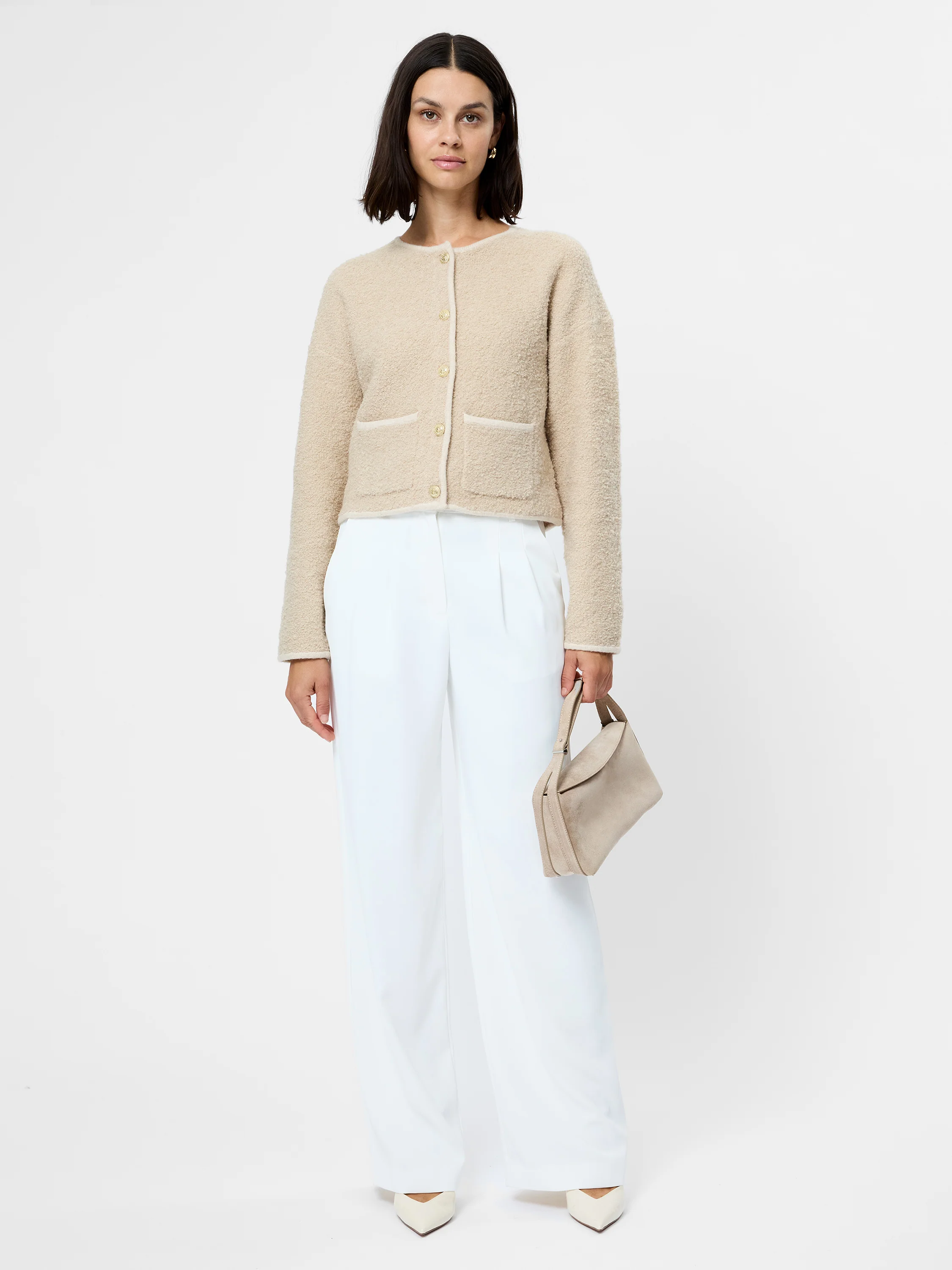 EFFIE BOUCLE KNIT CARDIGAN