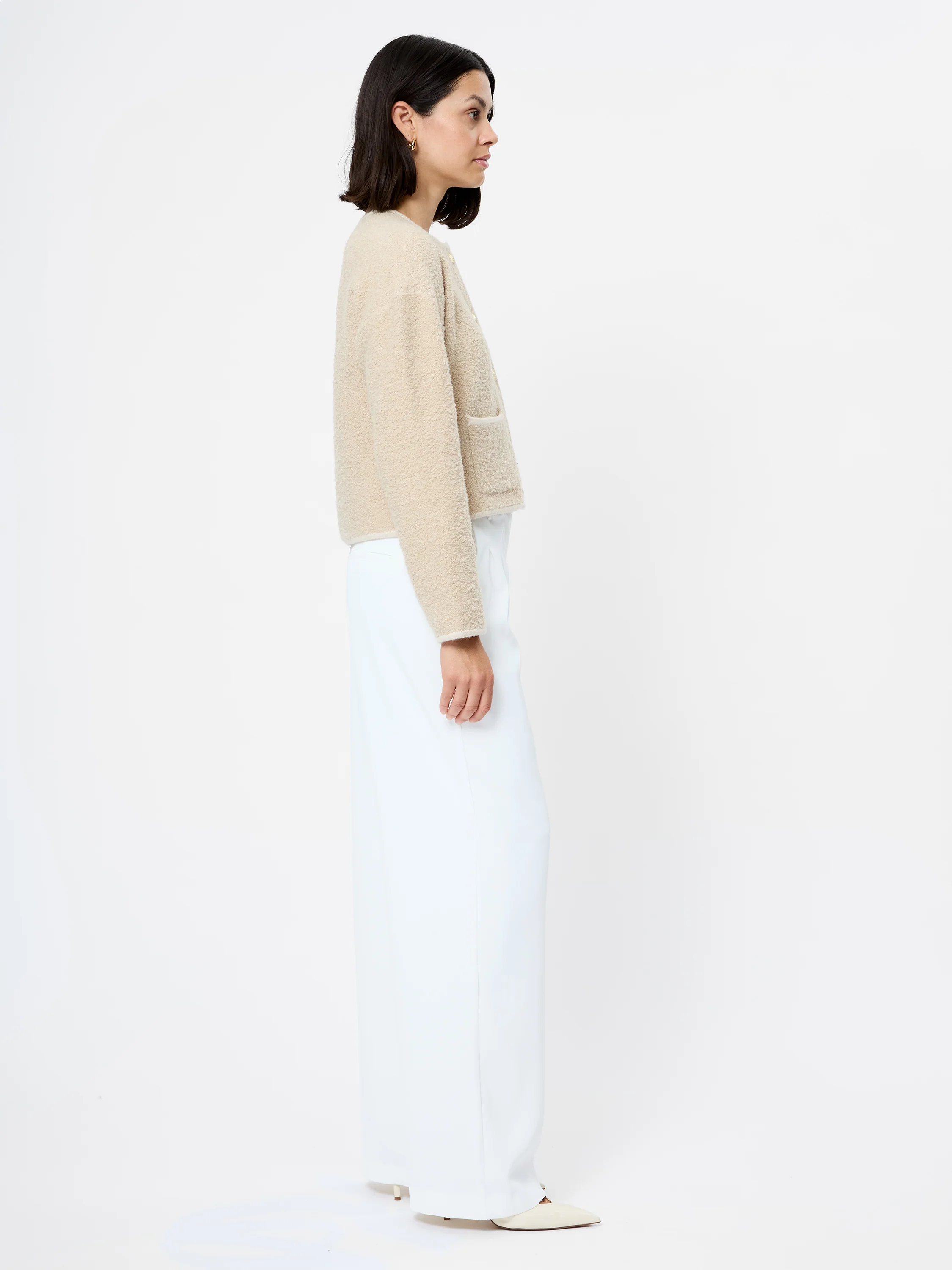EFFIE BOUCLE KNIT CARDIGAN - Image 4