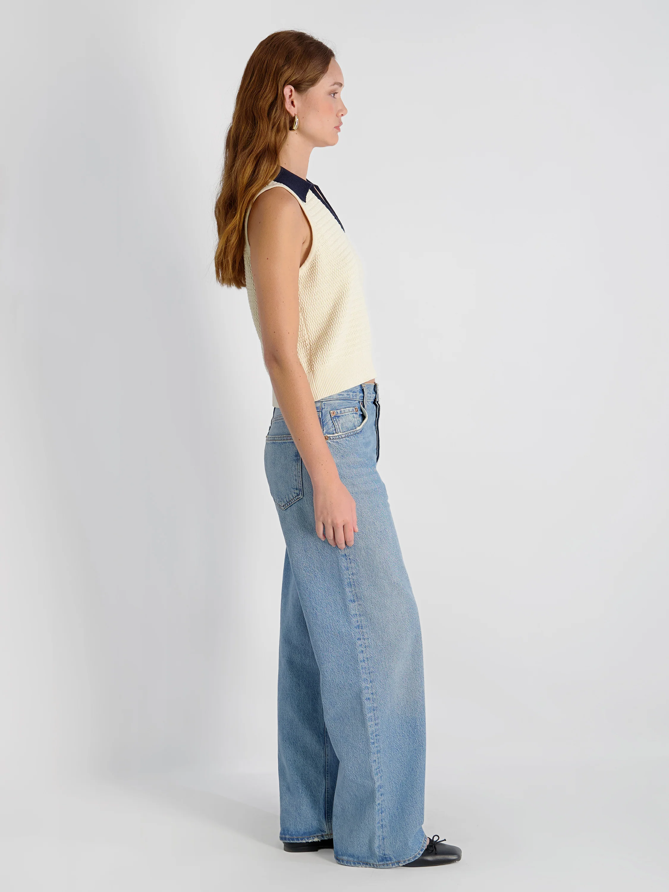 MOZART CONTRAST KNIT TOP - Image 5
